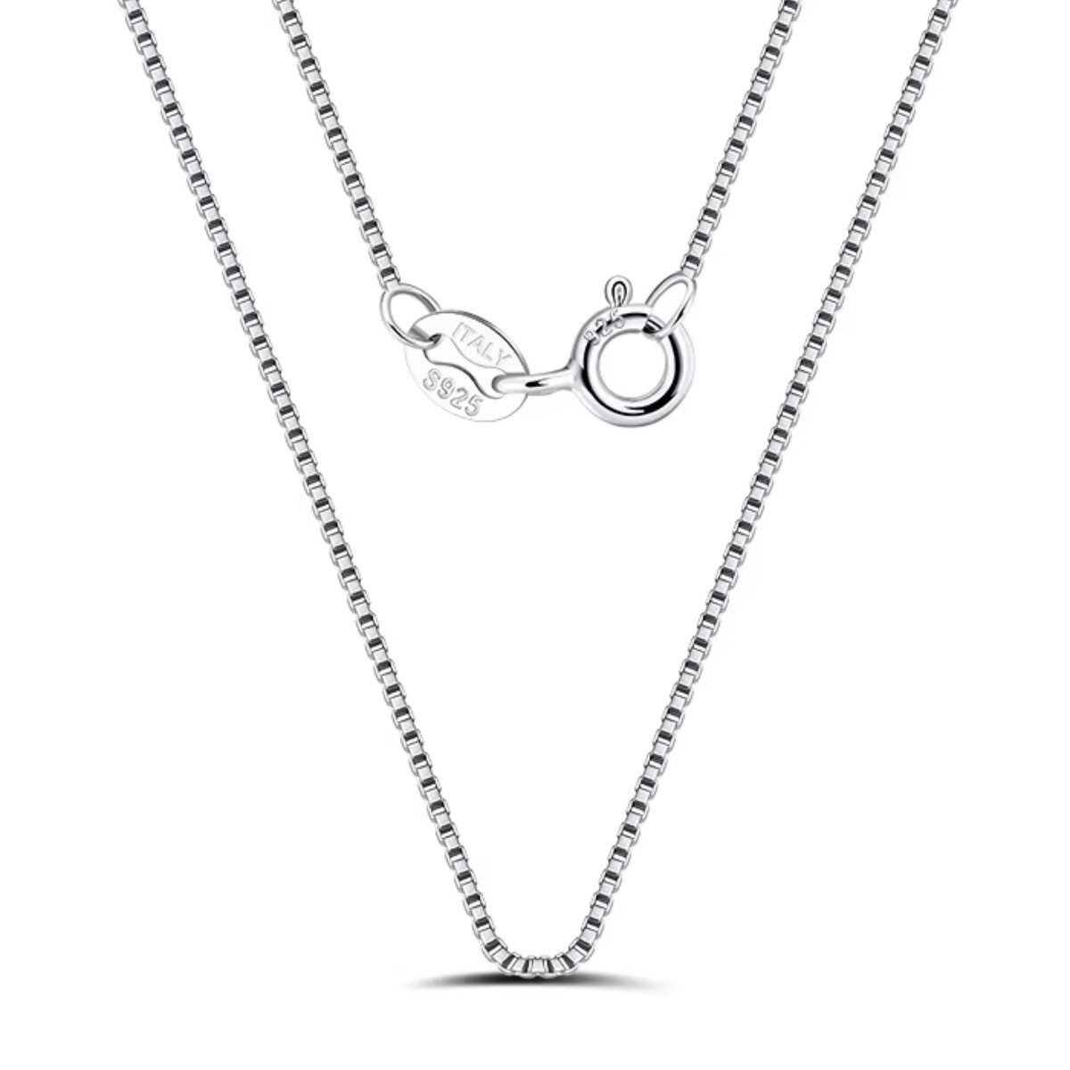 ELLAWIL Silberkette Schmetterling Kette mit Schmetterlings Anhänger Zirkonia Türkis (GESCHENKIDEE, Kettenlänge 40 cm, Sterlingsilber 925), inklusive Geschenkschachtel