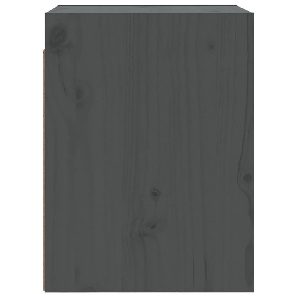 2 Kiefer Stk. Massivholz furnicato Wandregal Wandschränke cm 30x30x40 Grau