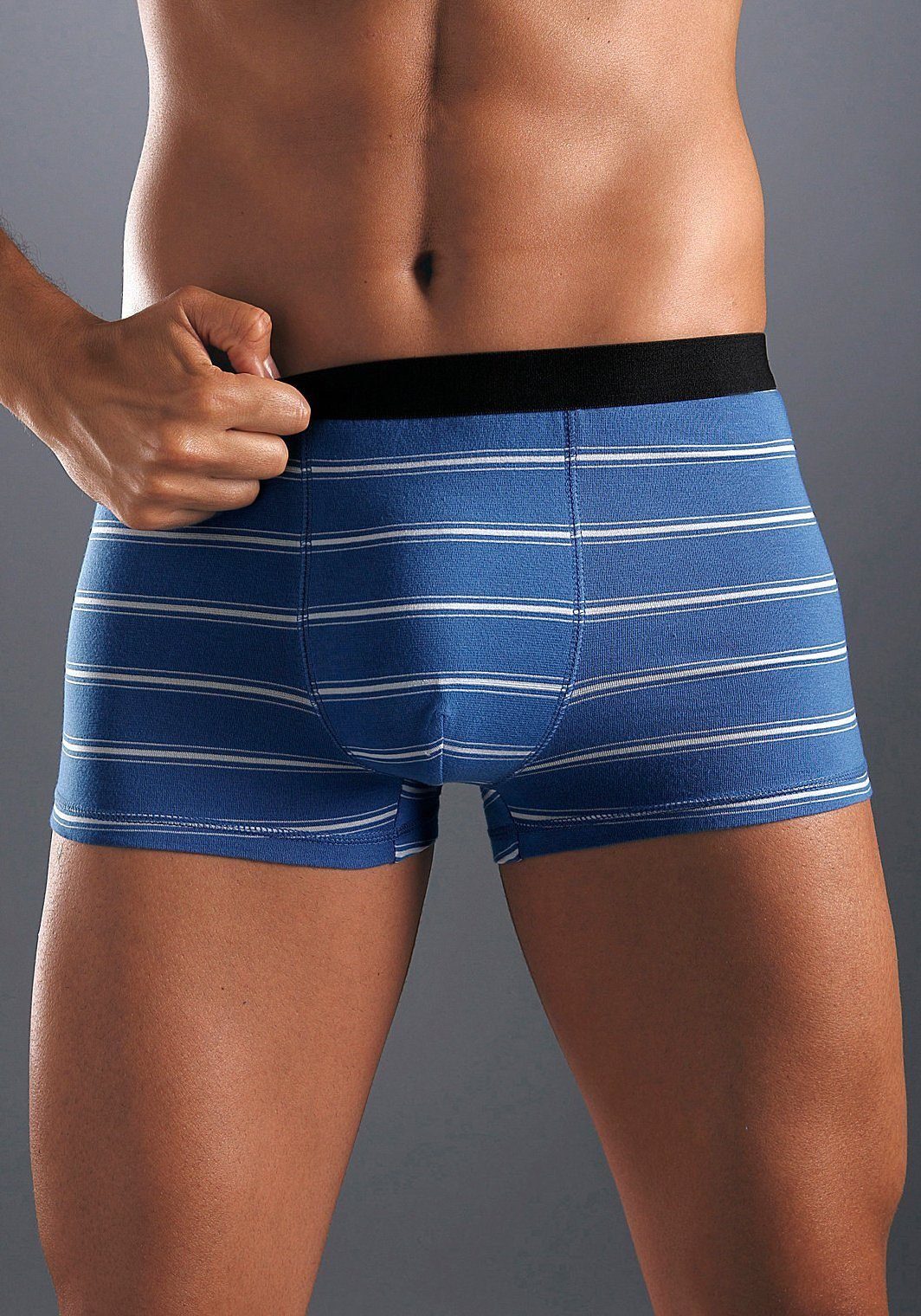 Buffalo Boxer Boxershorts für Herren (Packung, 4-St) mit schwarzem Webbund günstig online kaufen