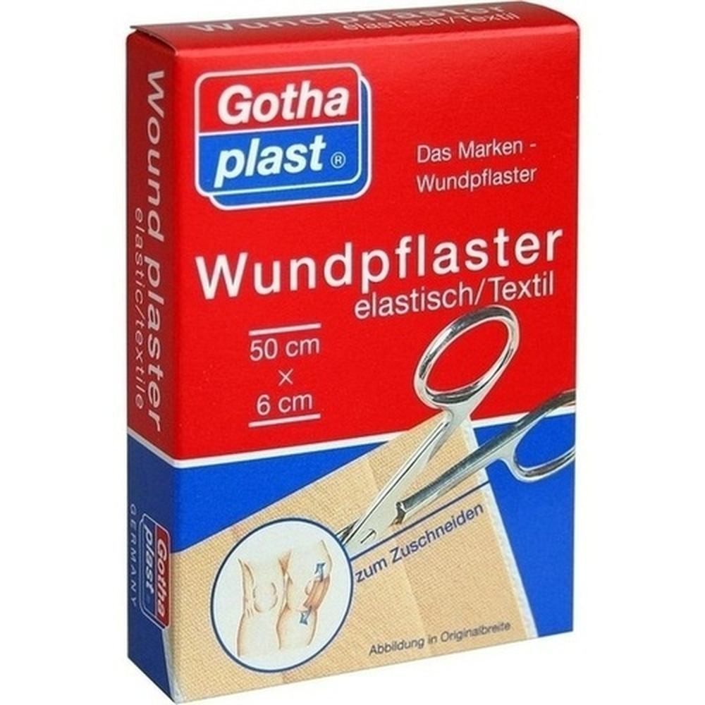 Gothaplast GmbH Wundpflaster GOTHAPLAST Wundpfl.elast.6 cmx0,5 m geschnitten 1St