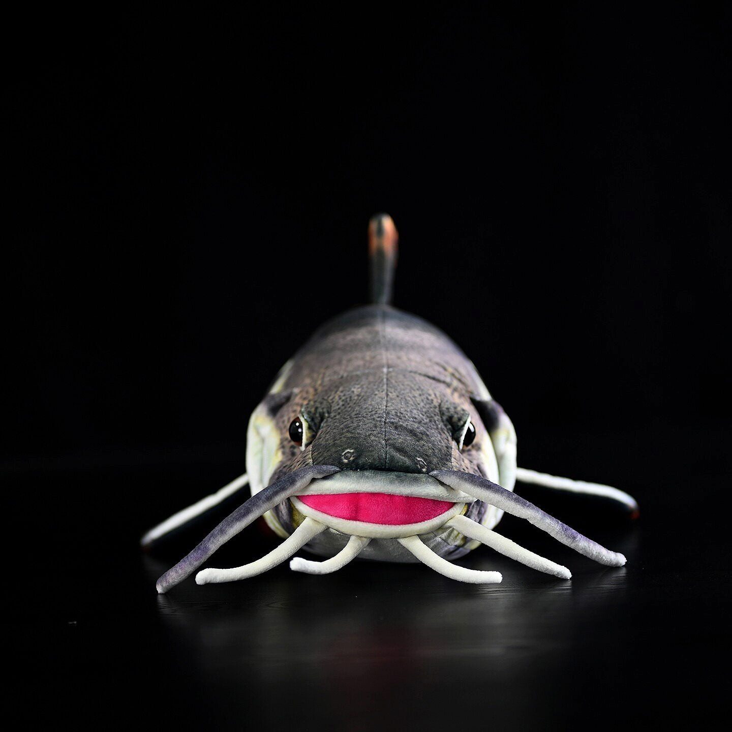 Tinisu Plüschfigur Wels Kuscheltier 54 cm – Realistisches Plüschtier Fisch Stofftier