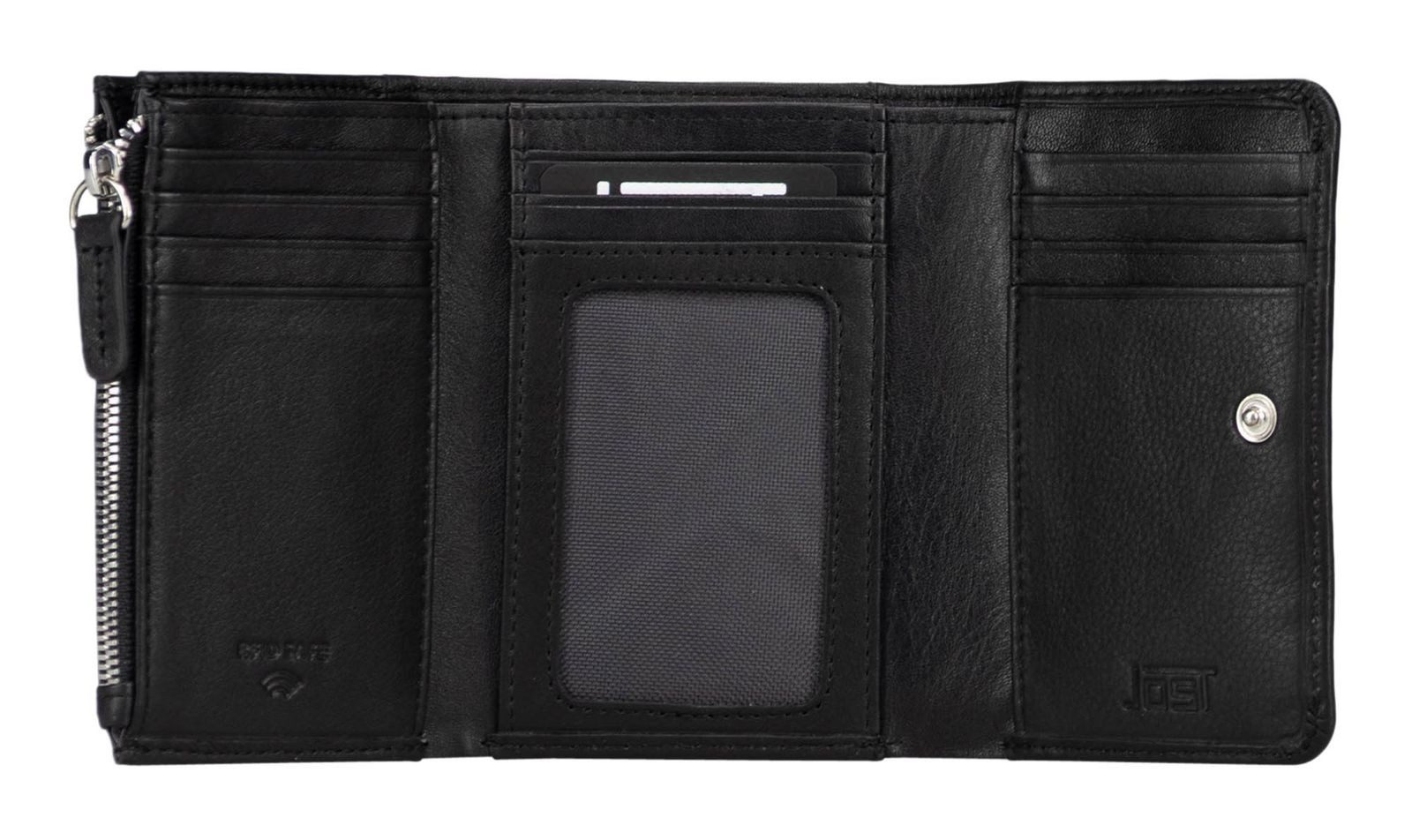 Jost Geldbörse Wallet, aus echtem Leder mit RFID-Blocker Schutz