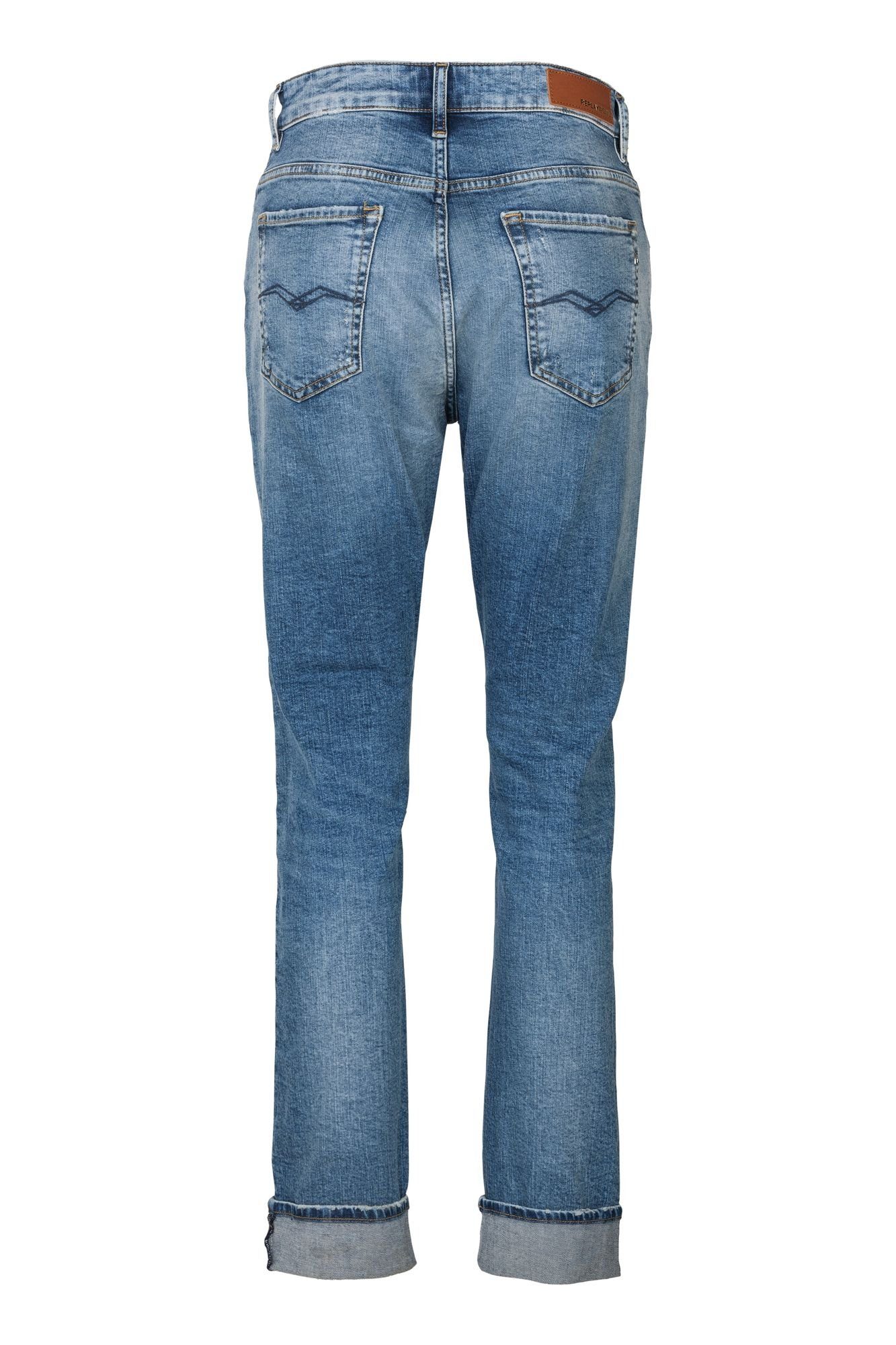 Replay Boyfriend-Jeans 10.5 OZ DARK INDIGO günstig online kaufen