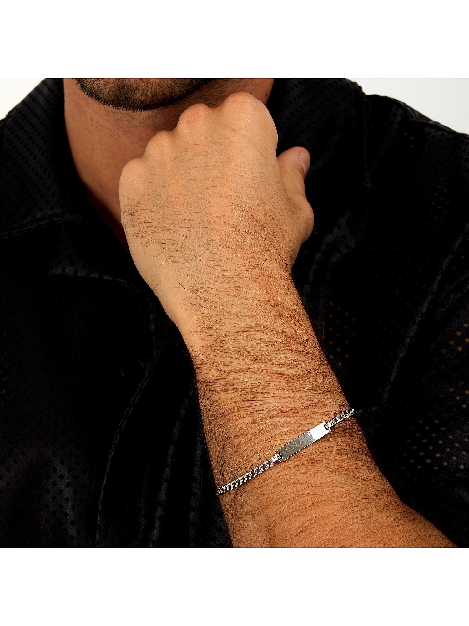 CHRIST Silberarmband CHRIST Herren-Armband 925er Silber, recycelt, Klassisch