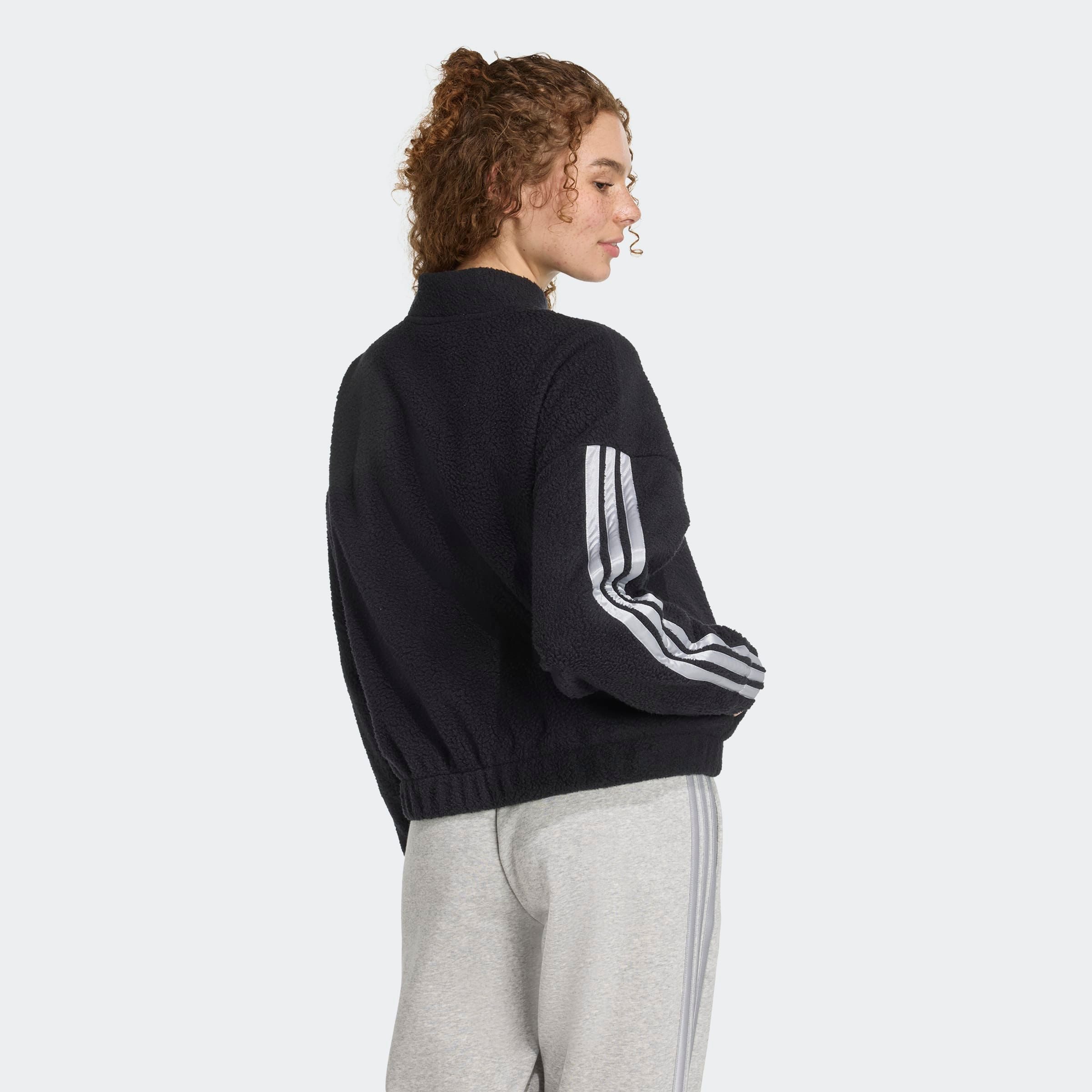 adidas Sportswear Kapuzensweatshirt CITY TECH HIGH PILE MIT DURCHGEHENDEM REISSVERSCHLUSS