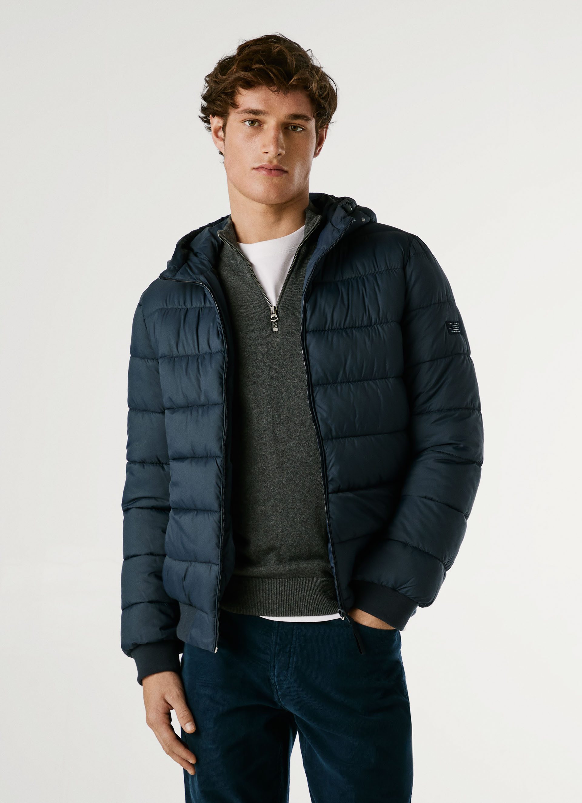 Pepe Jeans Steppjacke PUFFER HOOD Regular Fit mit Kapuze günstig online kaufen