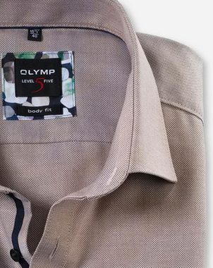 OLYMP Kurzarmhemd Level Five mit Kent-Kragen
