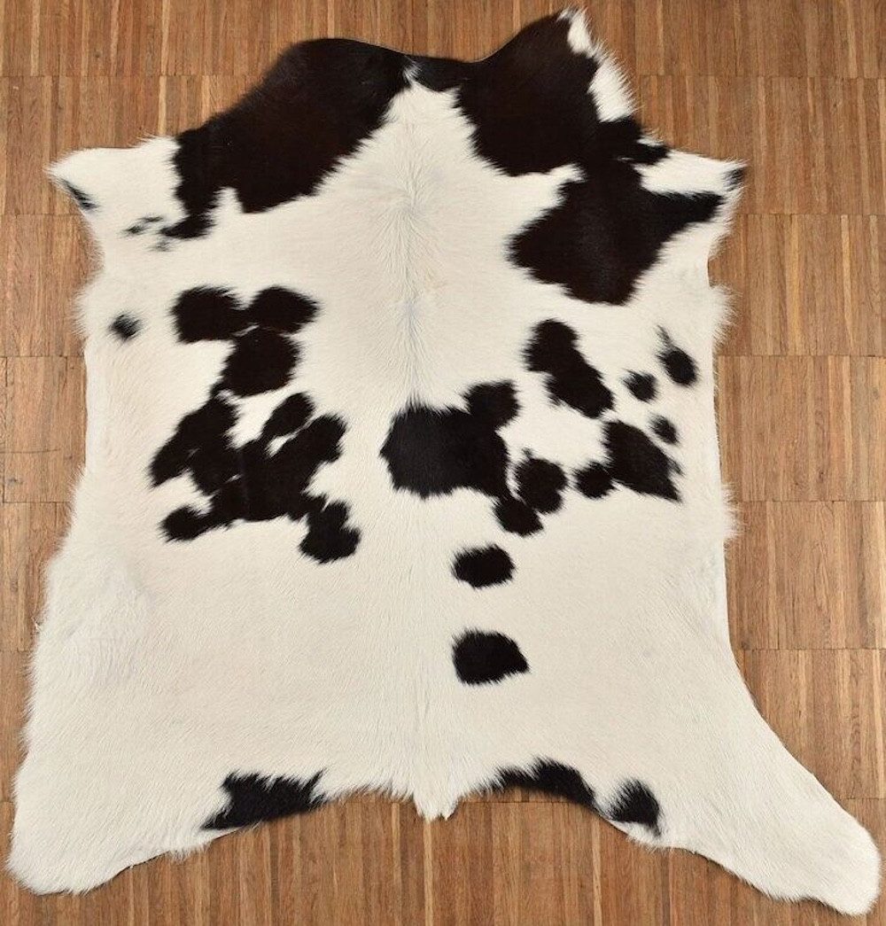 KUHFELL online & NOMAD Fellteppich KALBFELL MINI KUHFELL BRAUN WEISS TRICOL günstig online kaufen