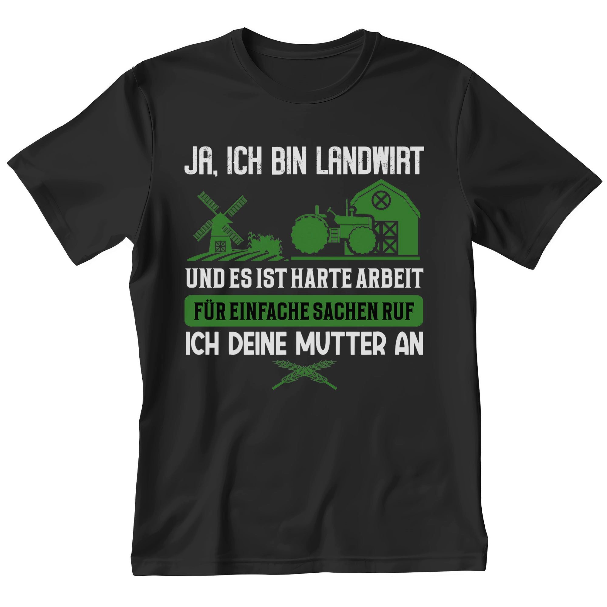 T-Shirt Landwirt Geschenk Männer Spruch Beruf Ausbildung Studium Abschluss