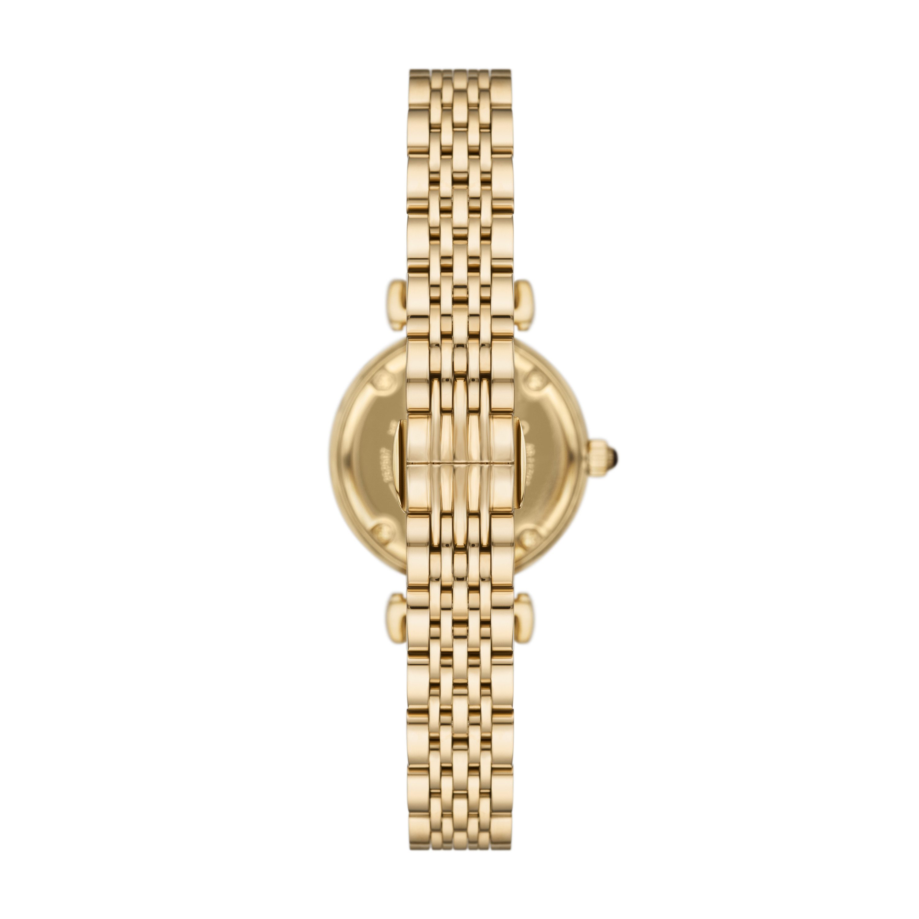 Emporio Armani Quarzuhr AR11703, Armbanduhr, Damenuhr, Edelstahlarmband, analog, Tigerauge – Bild 3 von 5