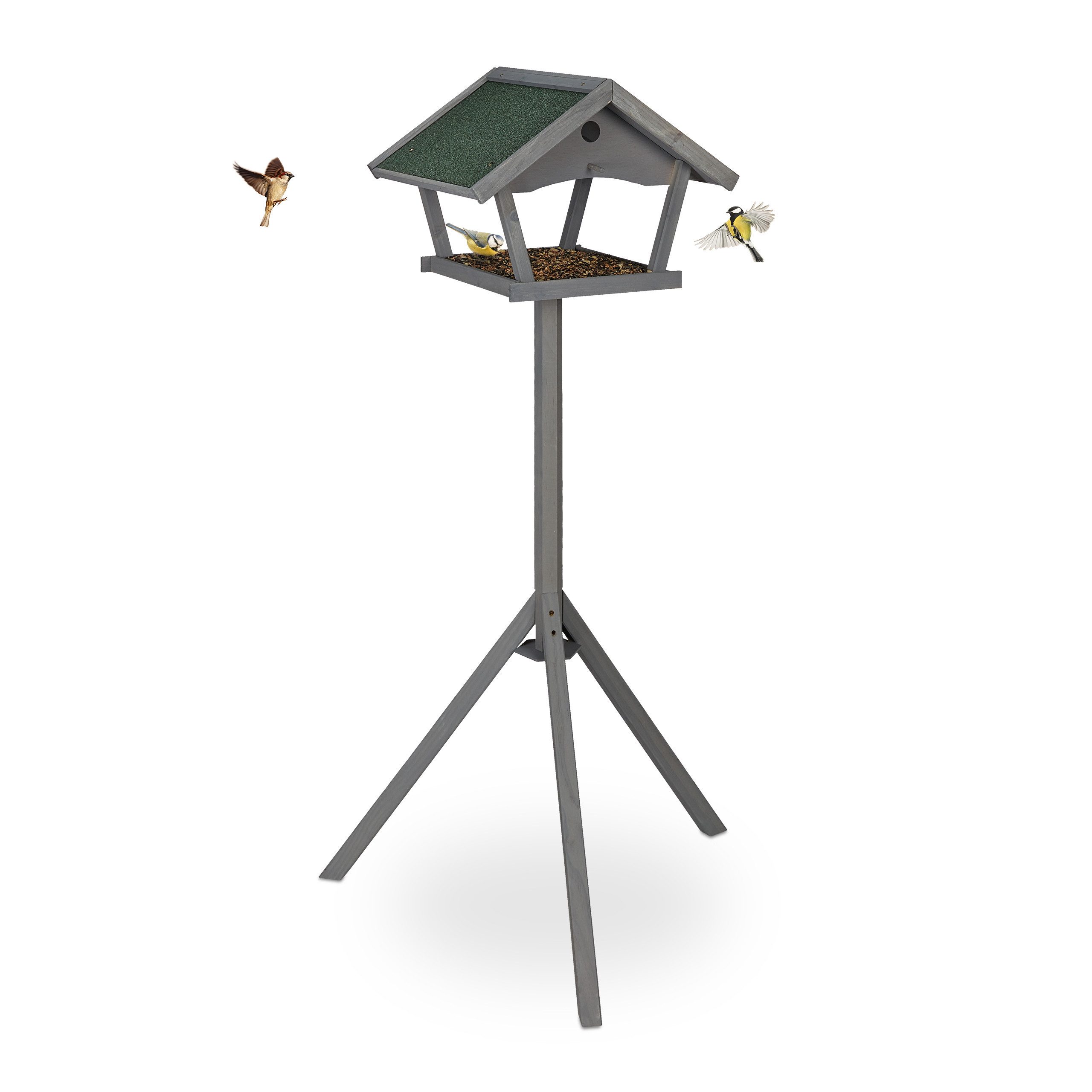 Vogelhaus XXL Vogelfutterhaus mit Ständer