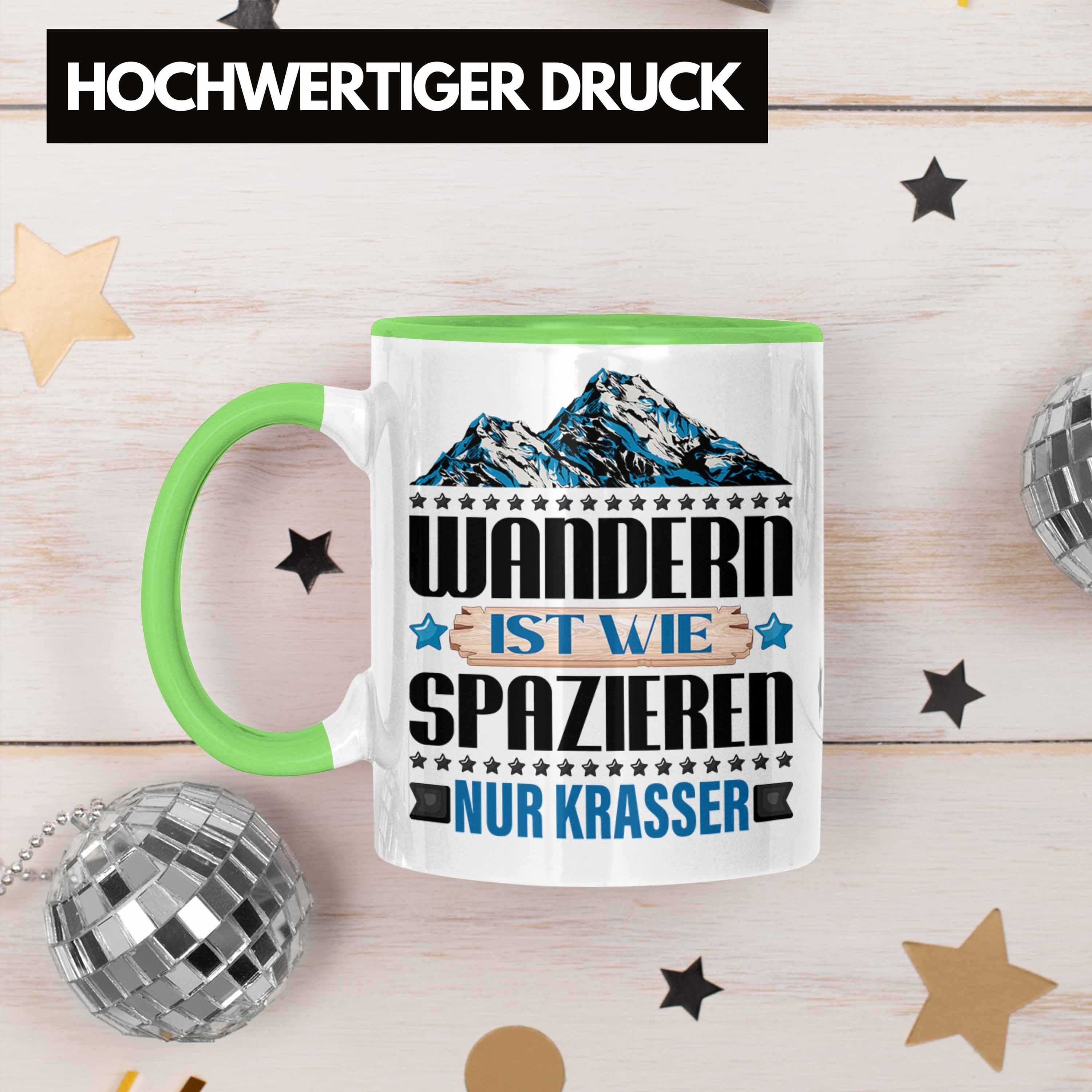 Trendation Tasse Wandern Tasse Wandern Nur Geschenk Wie Spruch Grün Wanderer Spazieren K Ist