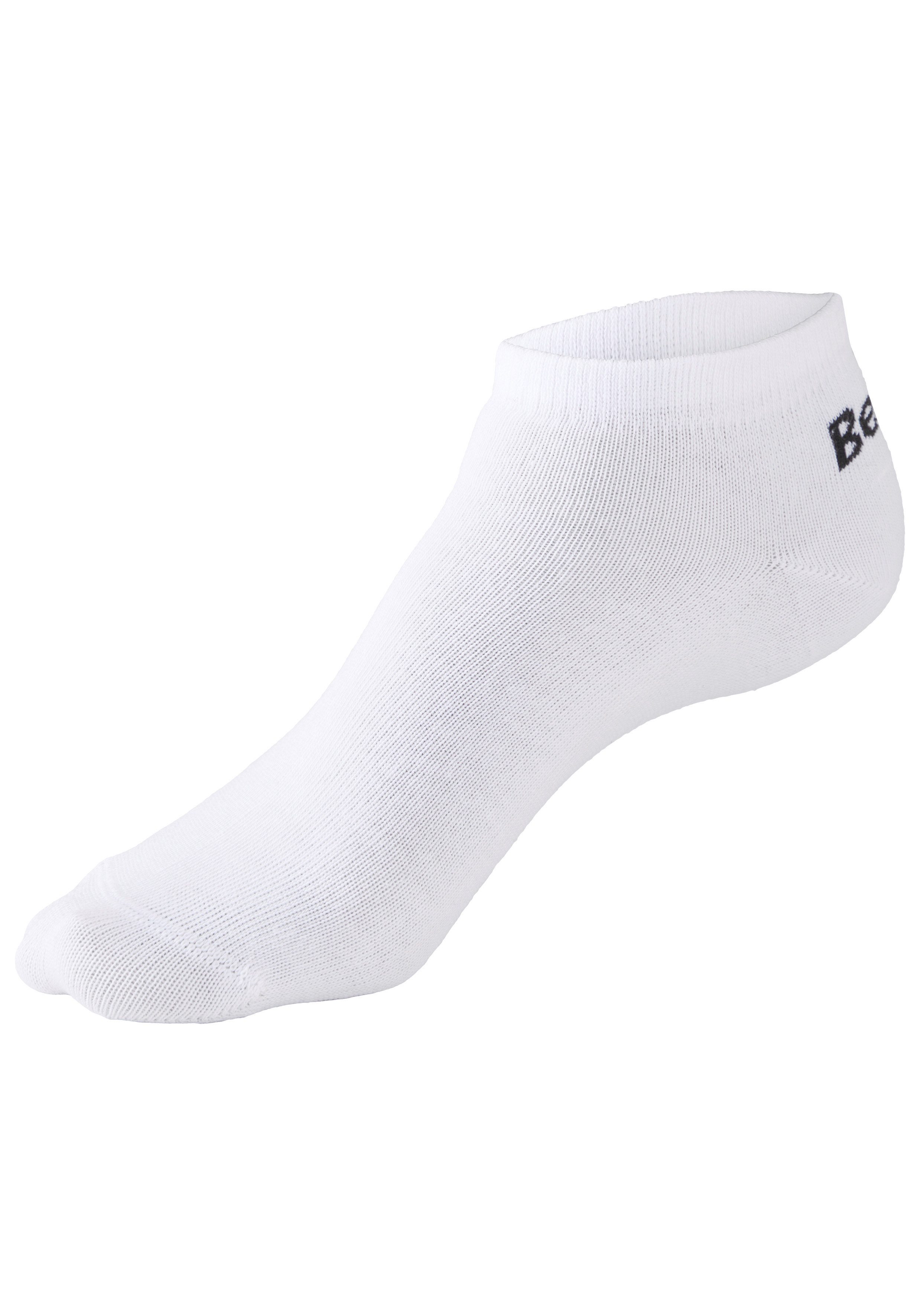 Bench. Sneakersocken für Damen und Herren in Baumwollmischung, für Sport und Freizeit (Packung, 6-Paar, Gr. 35-38 bis 43-46) mit klassischem Logoschriftzug, ohn – Bild 5 von 5