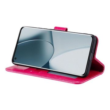 CoverKingz Handyhülle Hülle für OnePlus 10 Pro 5G Handyhülle Flip Case Cover Etui Mandala 17,01 cm (6,7 Zoll), Klapphülle Schutzhülle mit Kartenfach Schutztasche Motiv Mandala