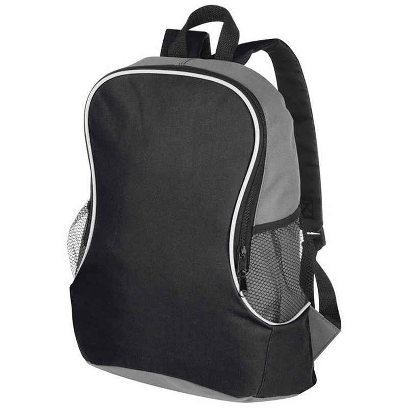 Livepac Office Freizeitrucksack Rucksack mit Seitenfächern / aus Polyester / Farbe: schwarz