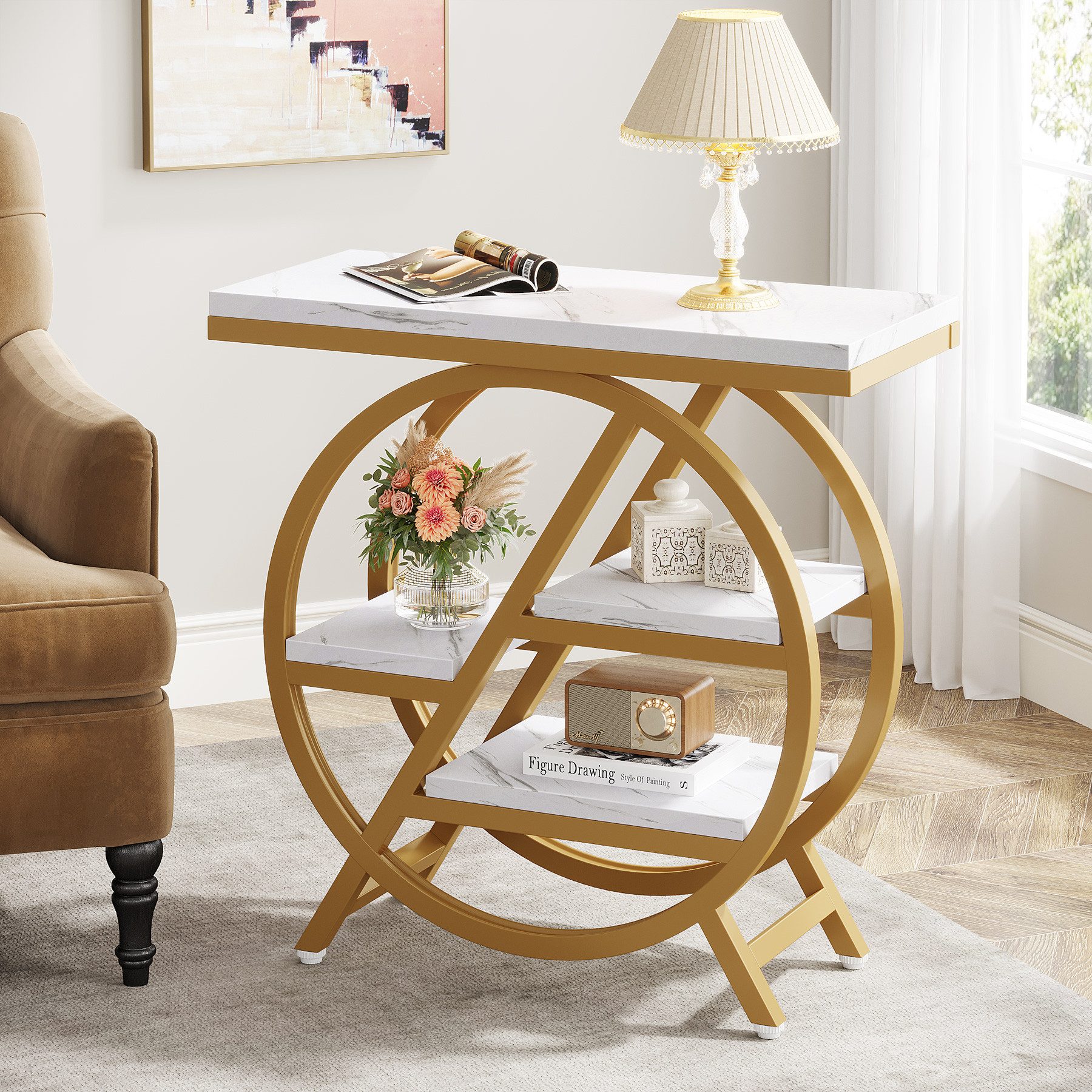 Tribesigns Beistelltisch 65cm Couchtische, Sofatisch mit günstig online kaufen