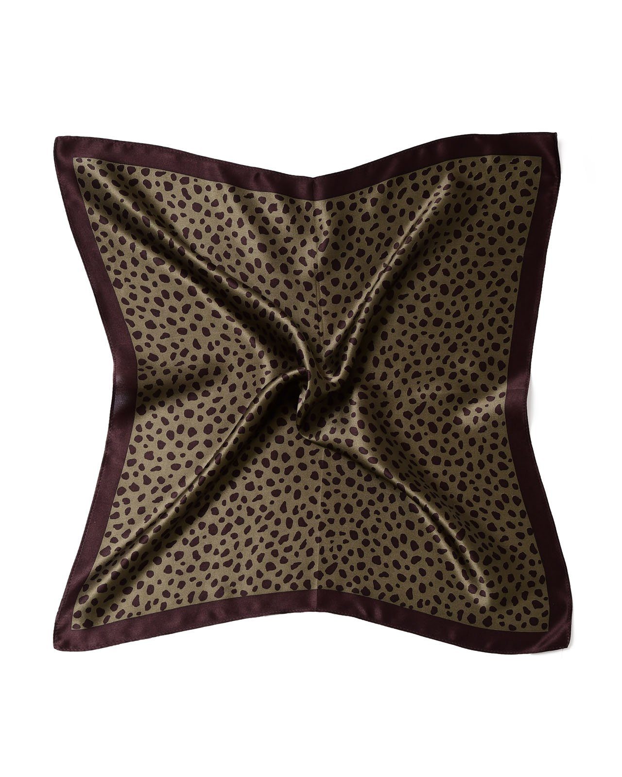 MayTree Seidentuch quadratisch, Leopard 53x53 cm, Nickituch, Bandana-Schal, günstig online kaufen