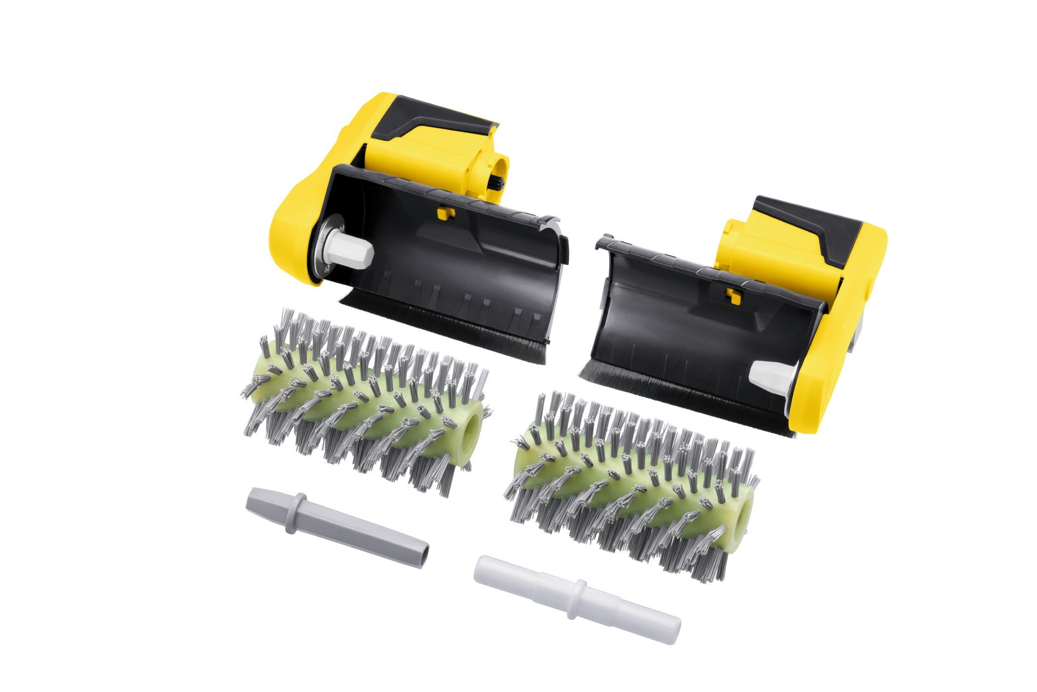 Gloria Elektro-Fugenbürste MultiBrush XL Erweiterungs-Set mit Steinbürste – 32 cm Arbeitsbreite