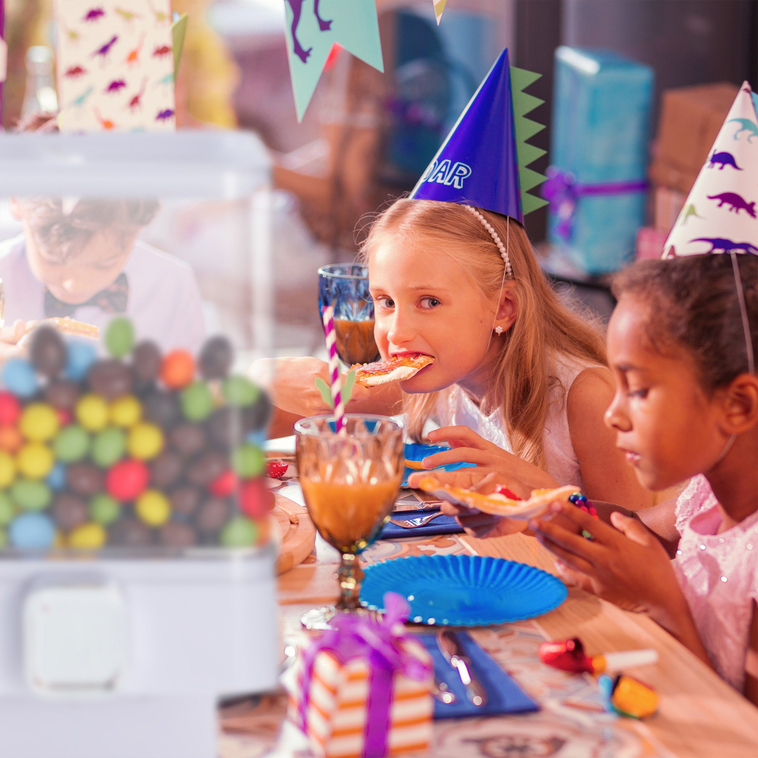 relaxdays Müslispender Doppelter Müslispender, Kunststoff, schwarz