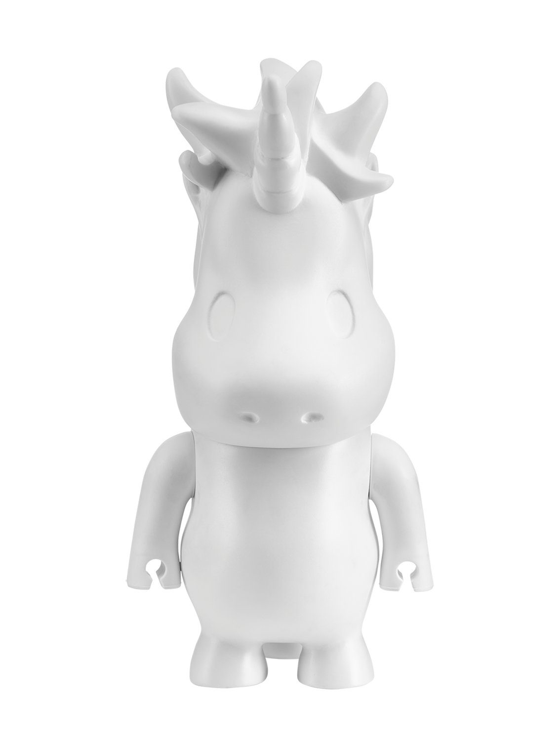 Buddies World Spielfigur Einhorn Fabella Mondschein, wiederbemalbares / abradierbares Spielzeug für Kinder inkl. App - mit 6 hochwertigen Farbstiften - und illustrierten Geschichten