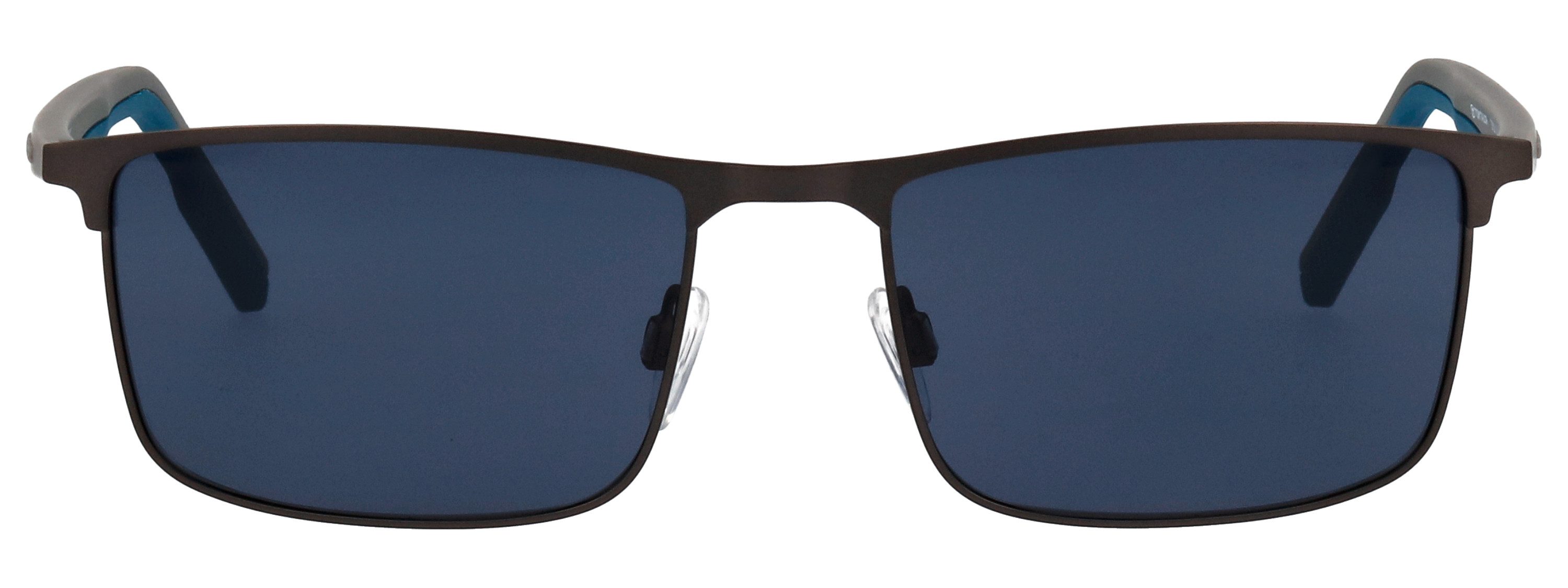 TOM TAILOR Sonnenbrille Modell 677000 Form Karree/Eckig, Logoschriftzug auf Bügel, Kombifassung