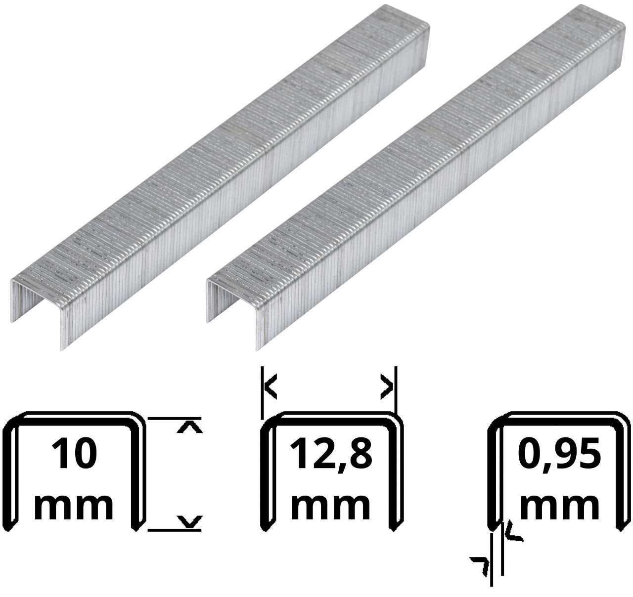 Güde Tackerklammer Güde Klammern für Drucklufttacker 10 mm 5000 Stück | Heftklammern