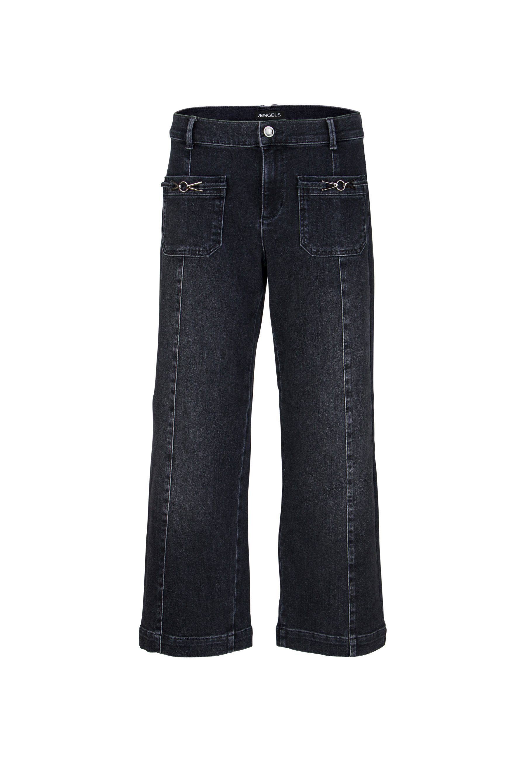 Culotte Culotte mit Jeans ANTHRAZIT Detail Front-Naht AENGELS