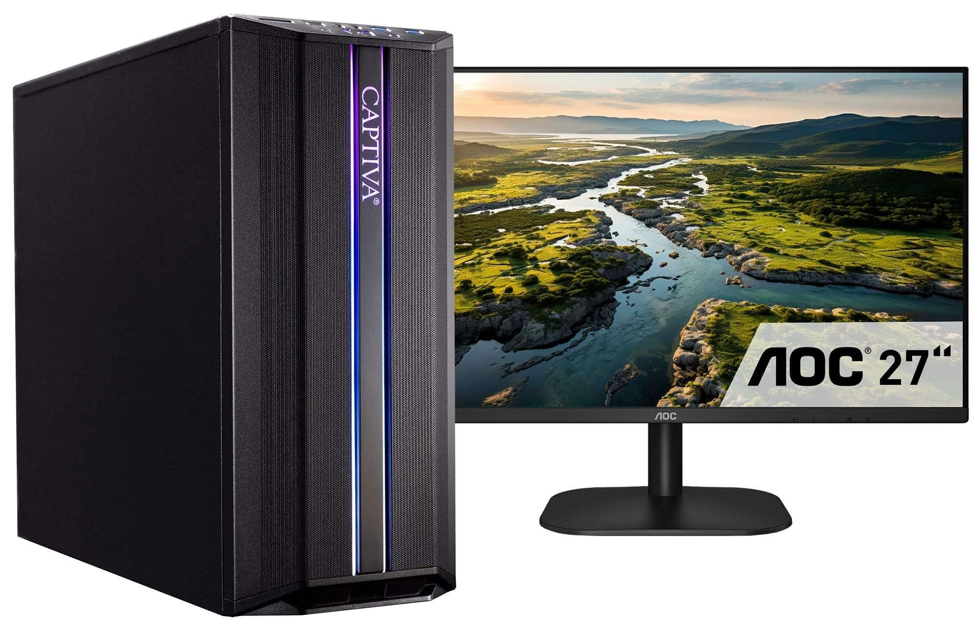CAPTIVA Power Starter I72-066 Business-PC-Komplettsystem (68,6", Intel® Core i7 Core i7 12700, UHD Graphics, 16 GB RAM, 500 GB SSD)