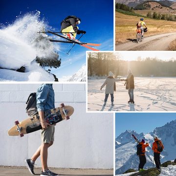 Daskoo Skihelm Snowboardhelm,Schneesporthelm,abnehmbares Innenfutter und Ohrpolster, Skateboardhelm für Männer, Frauen und Jugendliche, Größe M/L
