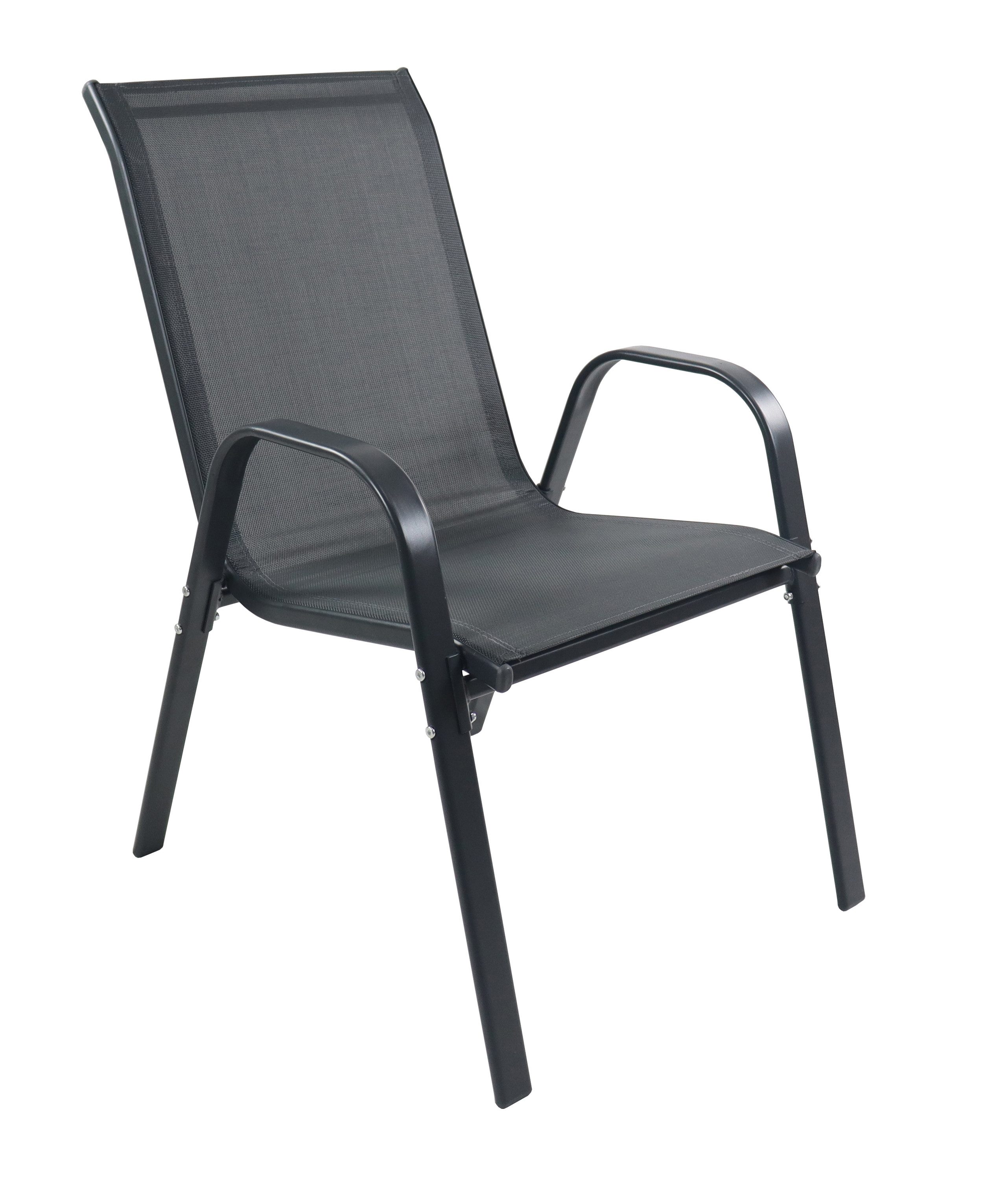 VCM Gartenstuhl 2er Set Balkonstuhl Sonlas H. 89 x B. 56 x T. 73 (2 St)