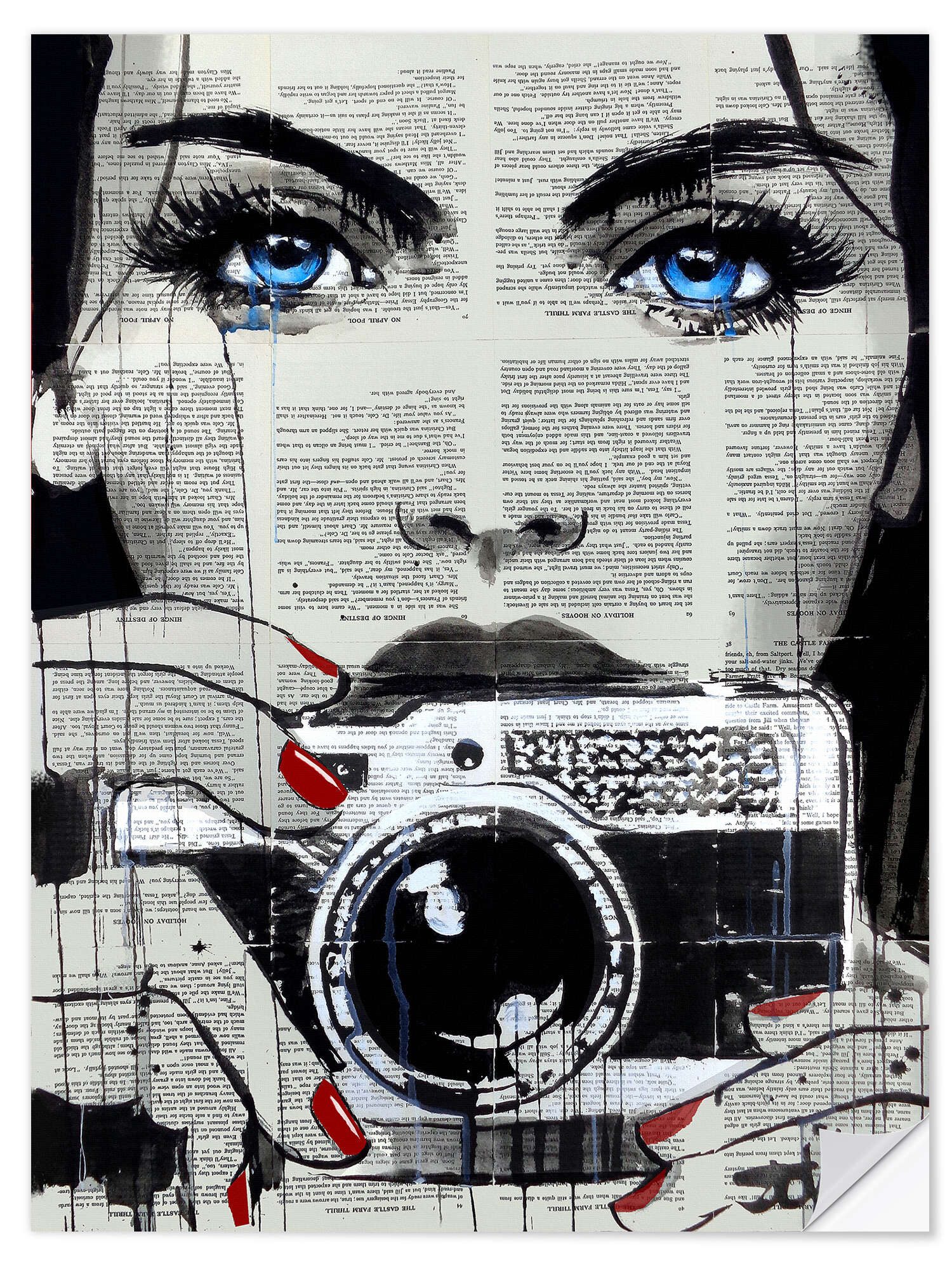 Wandfolie Loui Jover