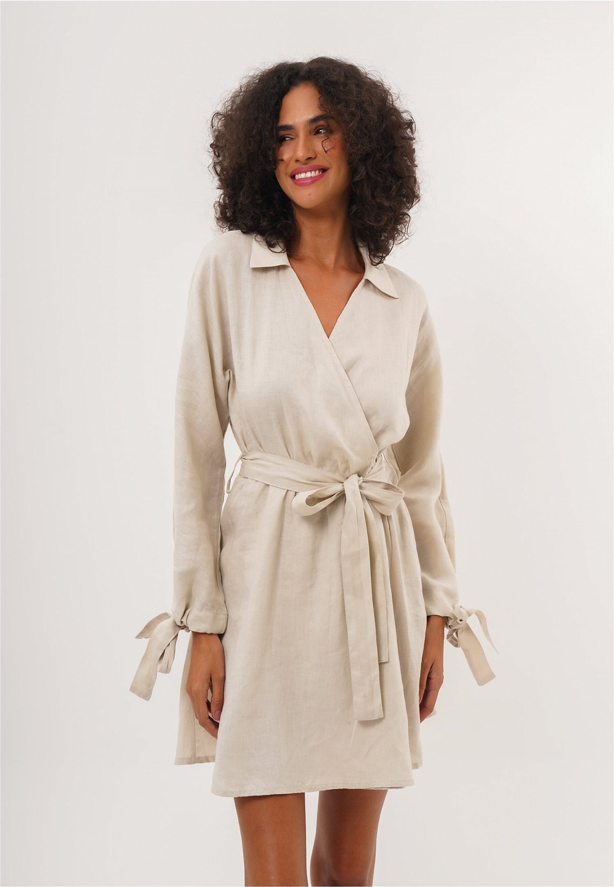 freshlions Jerseykleid Joana in Wickeloptik günstig online kaufen