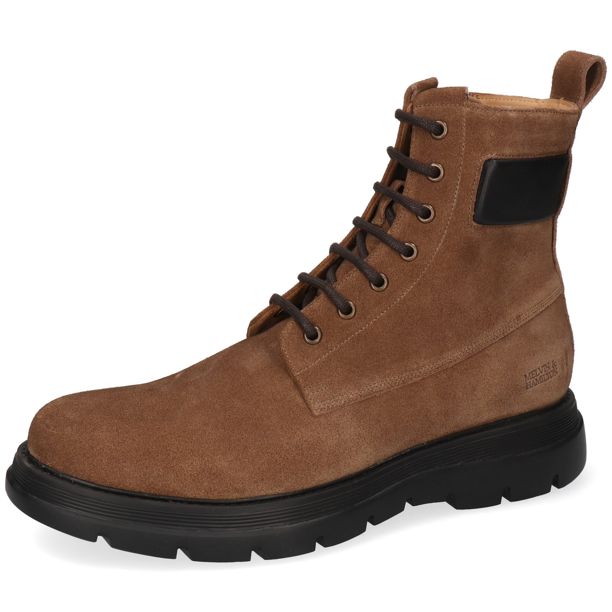 Edmund 3 Leder-Schnürstiefeletten für Herren Stiefelette