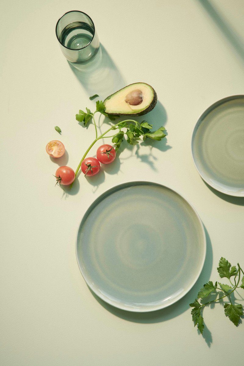 ASA SELECTION Teller-Set SAISONS Speiseteller agave 26,5 cm Set6, Steinzeug