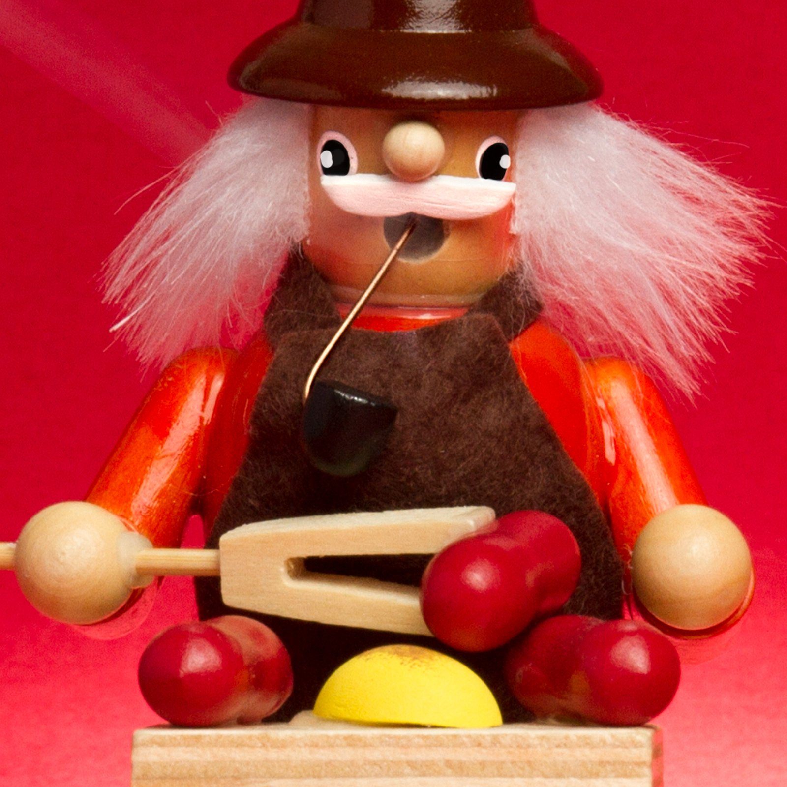RM-C SIKORA Räuchermännchen Motive Grillmeister Weihnachtsfigur Holz verschiedene aus SIKORA orange - C15