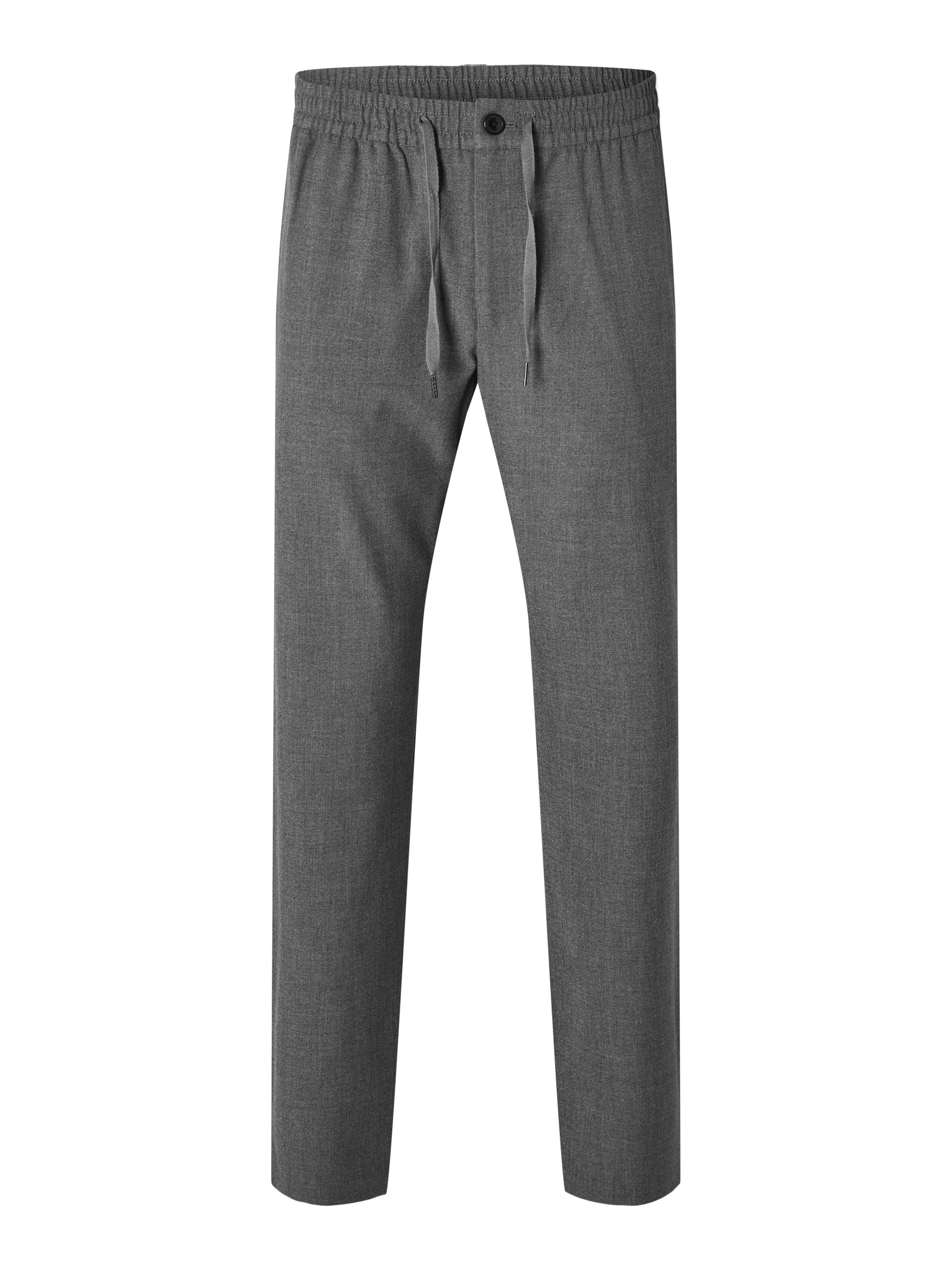 Selected Schlupfhose SLH196-STRAIGHT ROBERT STRING PANT NOOS Materialmix, gerade geschnitten