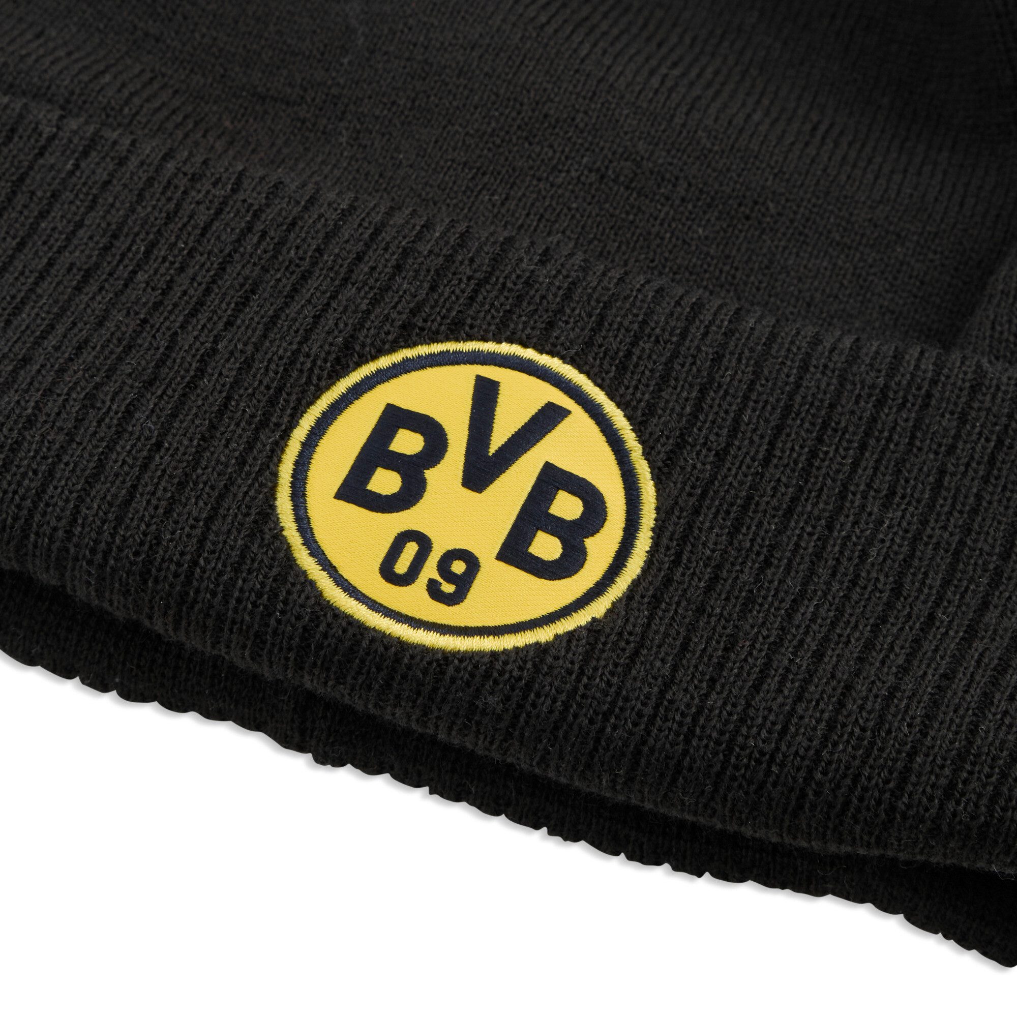 PUMA Strickmütze BVB ESS BEANIE unifarbenes Design, One Size
