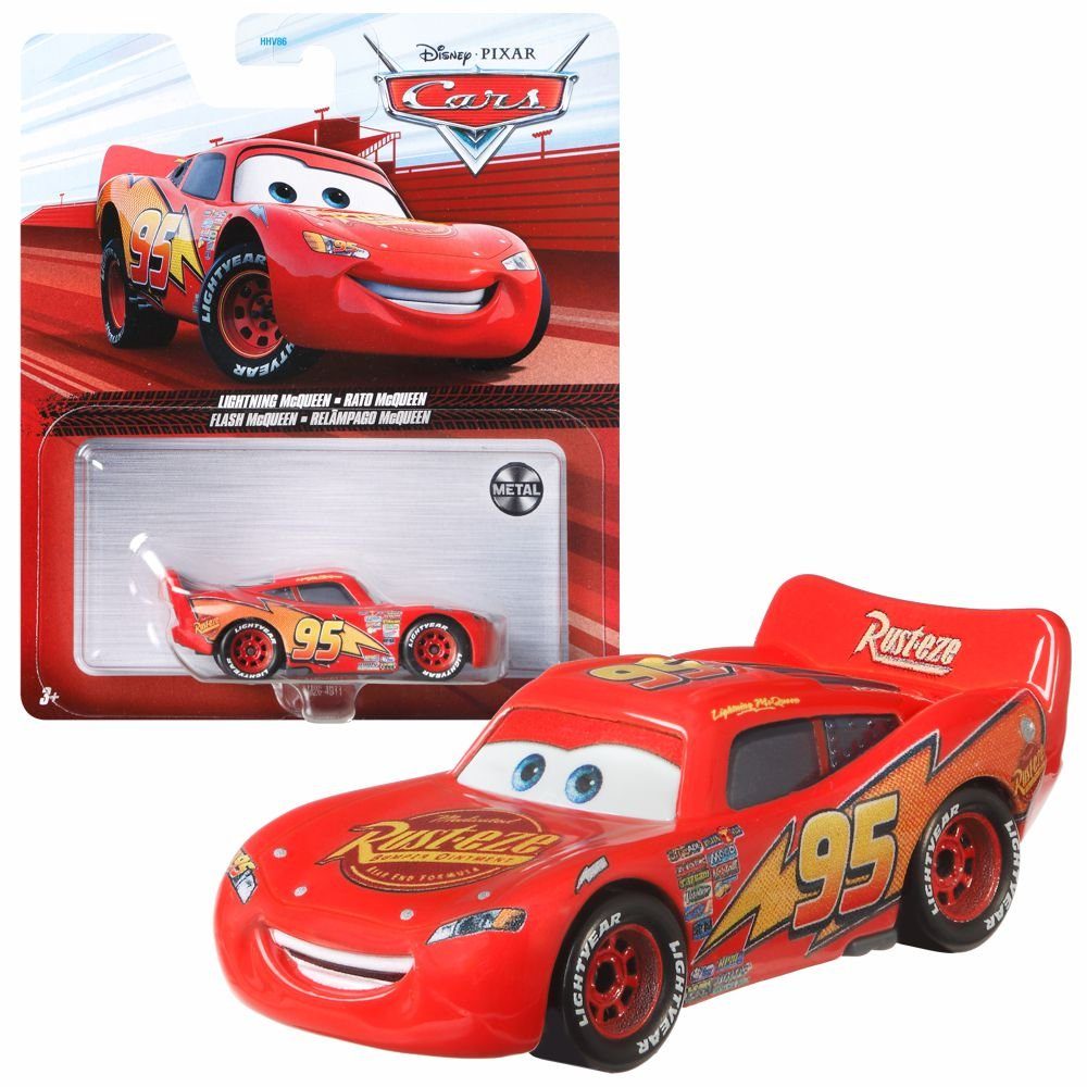 Disney Cars Spielzeug-Rennwagen Fahrzeuge Racing Style Disney Cars Die Cast 1:55 Auto Mattel