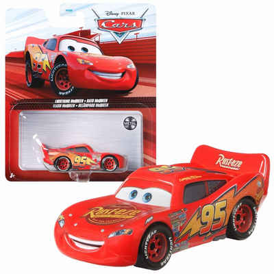 Disney Cars Spielzeug-Rennwagen Auswahl Fahrzeuge Racing Style Disney Cars Die Cast 1:55 Auto Mattel