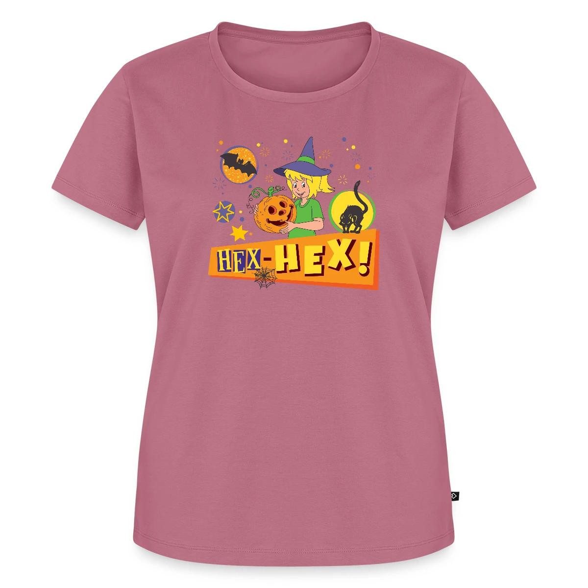 Spreadshirt T-Shirt Bibi Blocksberg Halloween Hex-Hex! Mit Bibi Frauen Premium T-Shirt (1-tlg)