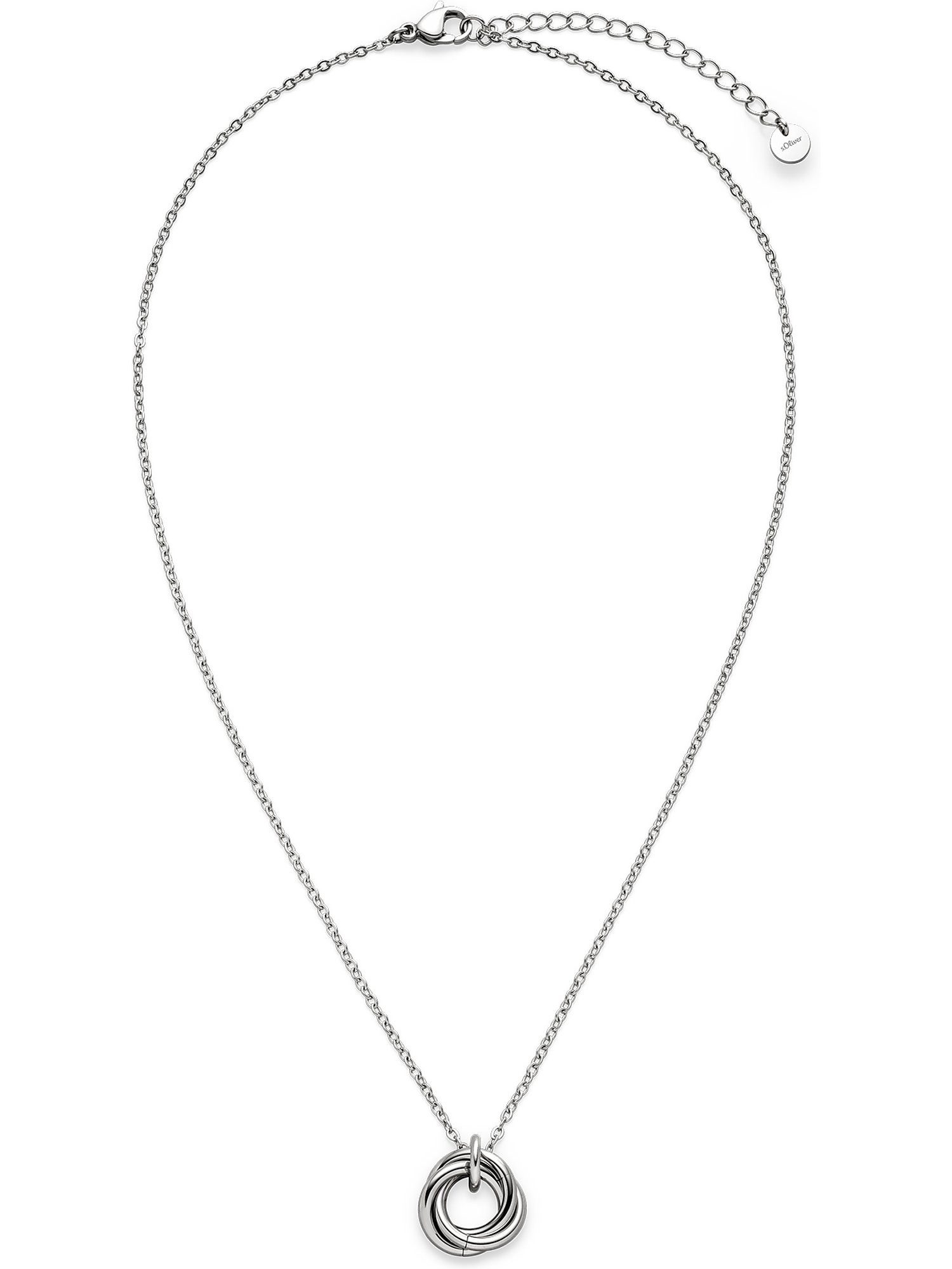 s.Oliver Silberkette S.Oliver Damen-Kette Edelstahl