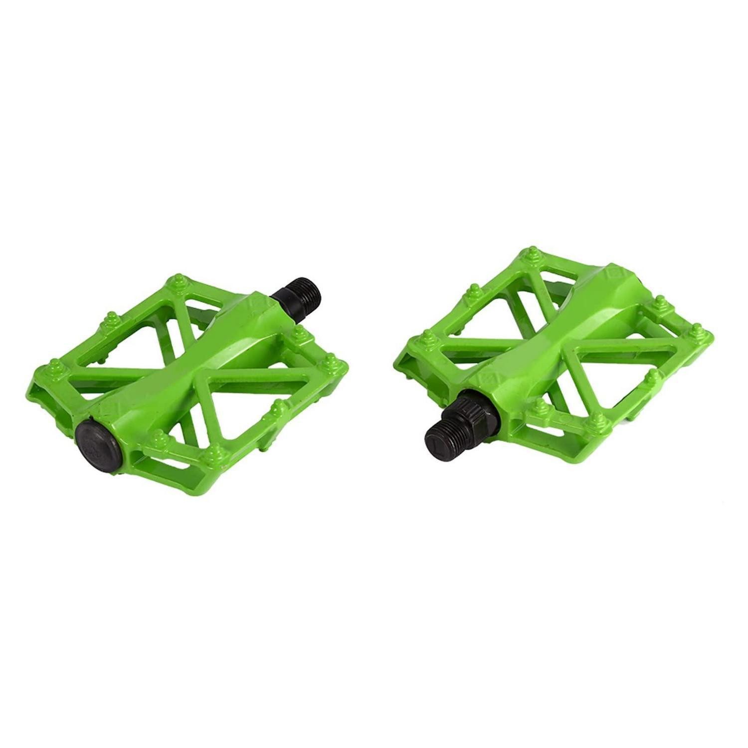 LuxusKollektion Plattformpedale MTB-Pedale Aluminium Grün 1 Paar