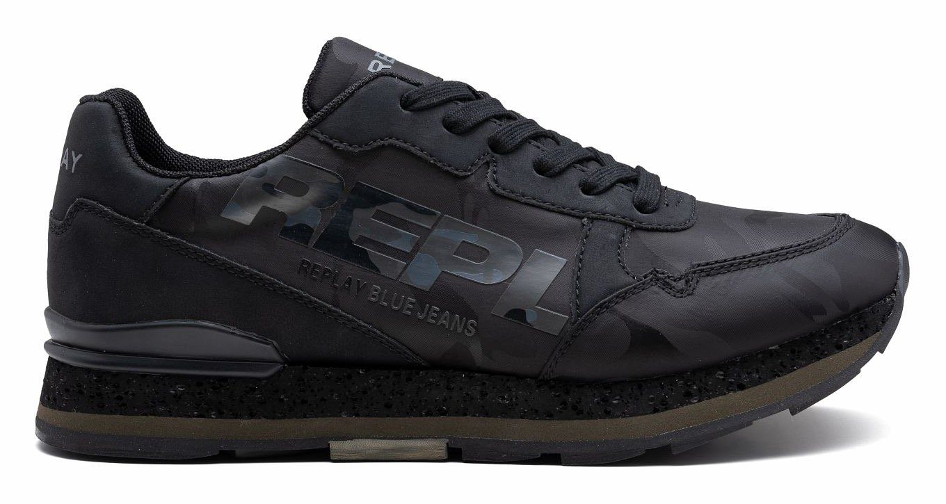 Replay ARTHUR REP Sneaker mit Logoschriftzug, Freizeitschuh, Halbschuh, Schnürschuh
