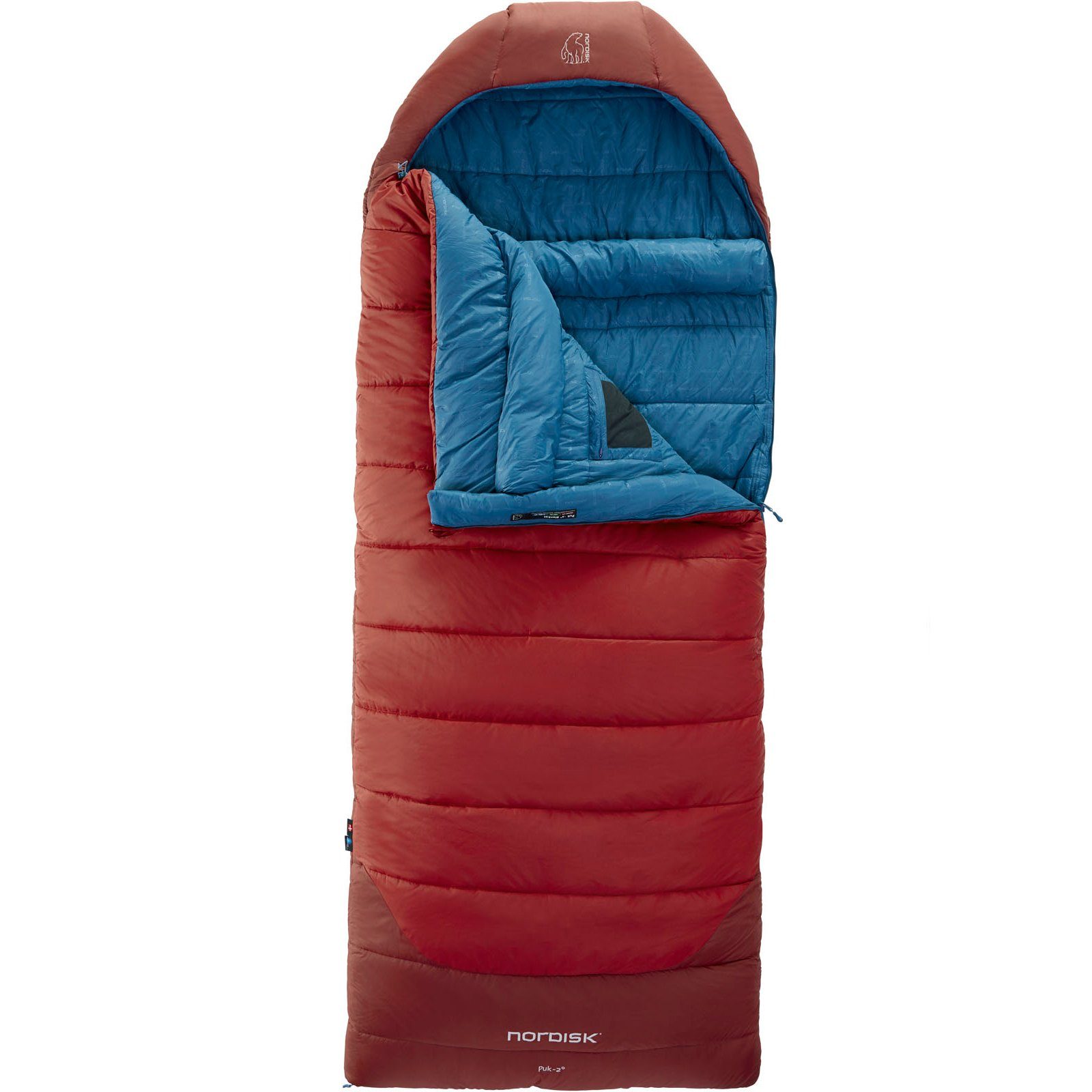 Nordisk Deckenschlafsack Deckenschlafsack Puk -2° Outdoor, 3 Jahreszeiten Schlafsack XL Lang -20°C