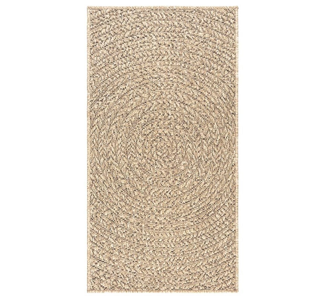 vidaXL Teppich Teppich ZIZUR 60x110 cm Jute-Optik Indoor und Outdoor, Rechteckig