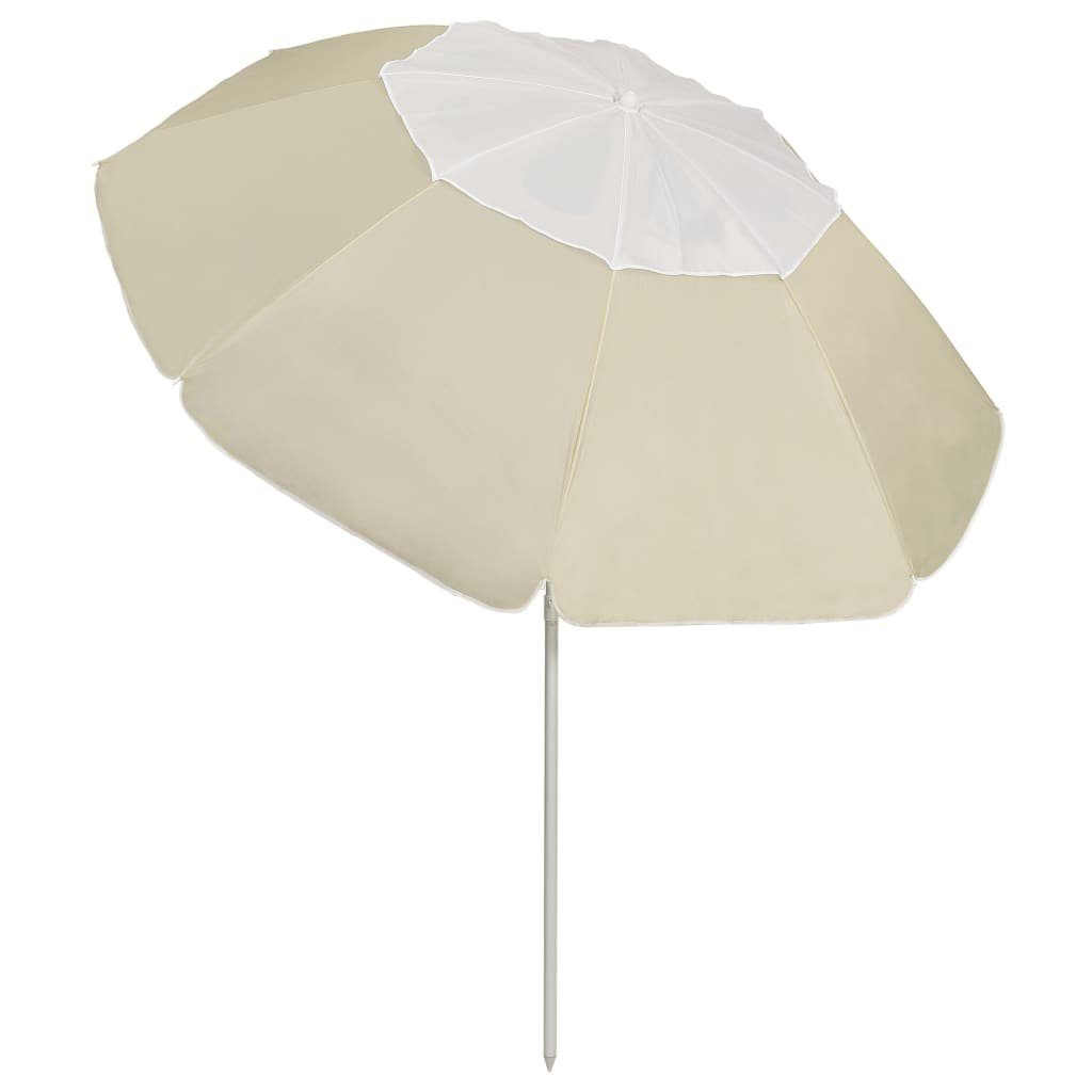 vidaXL Sonnensegel Strandschirm Sandgelb 300 cm, günstig online kaufen