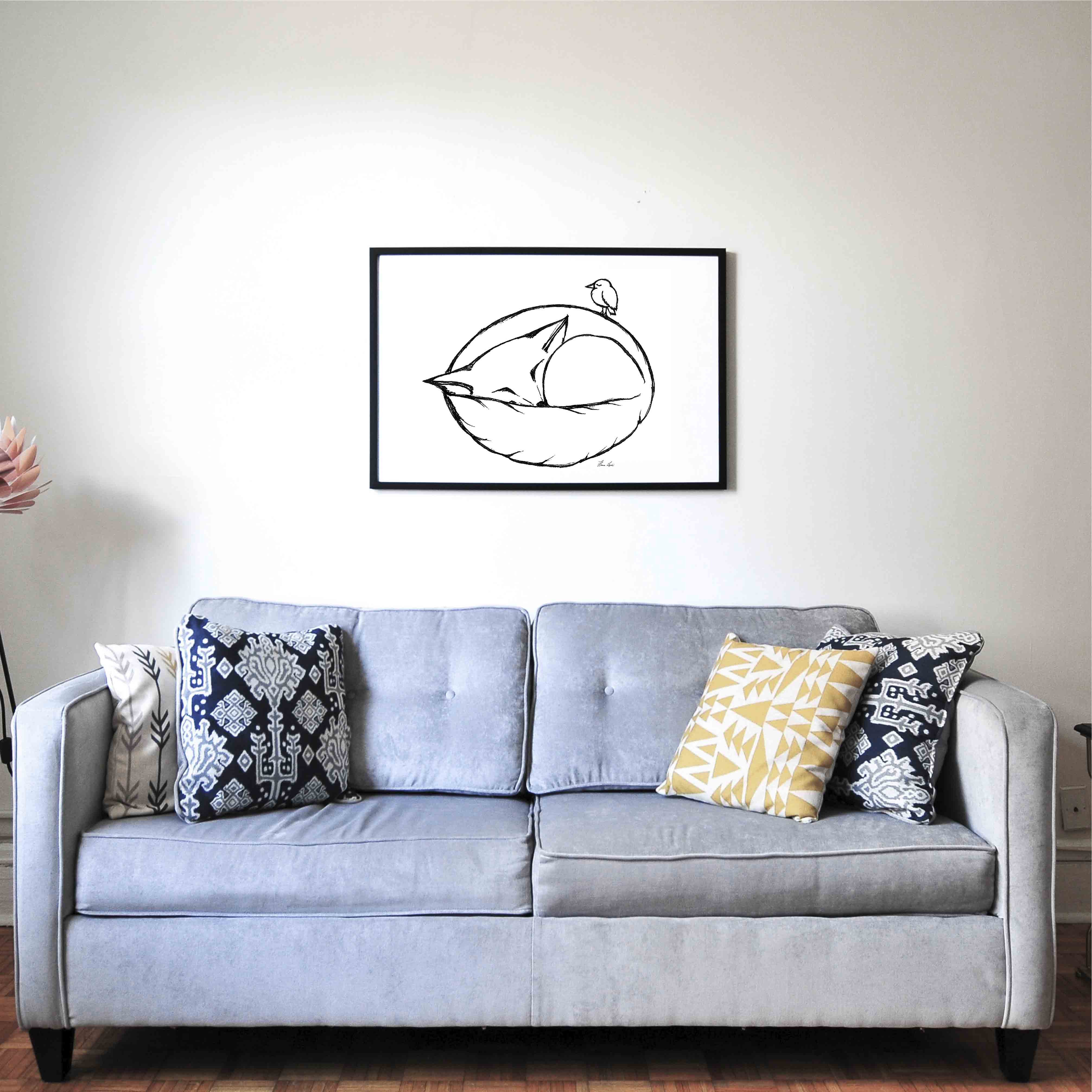 Ligarti Kunstdruck Kunstdruck - Schlafender Fuchs