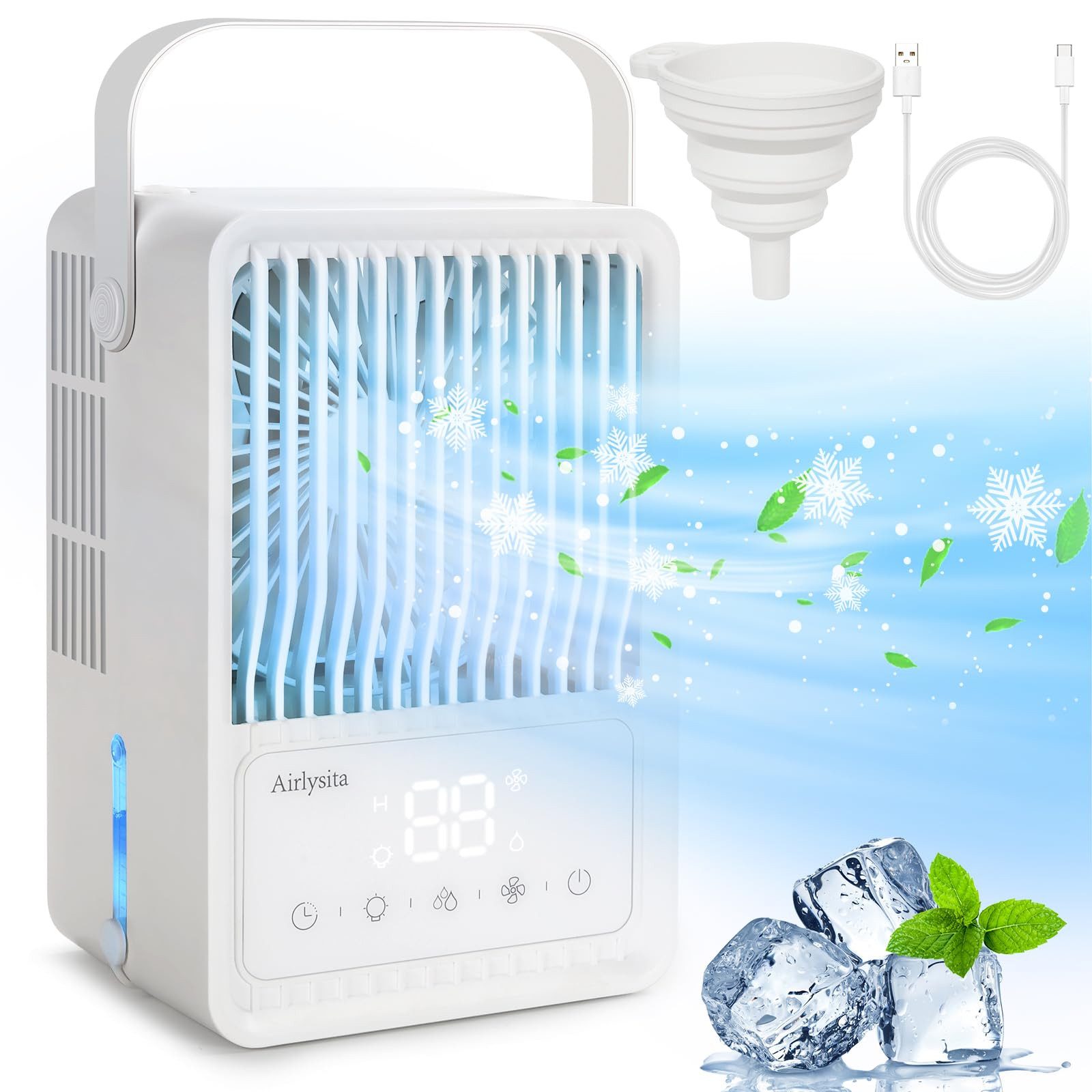 RWEUOQ Ventilatorkombigerät USB Klimagerät tragbar leise günstig online kaufen
