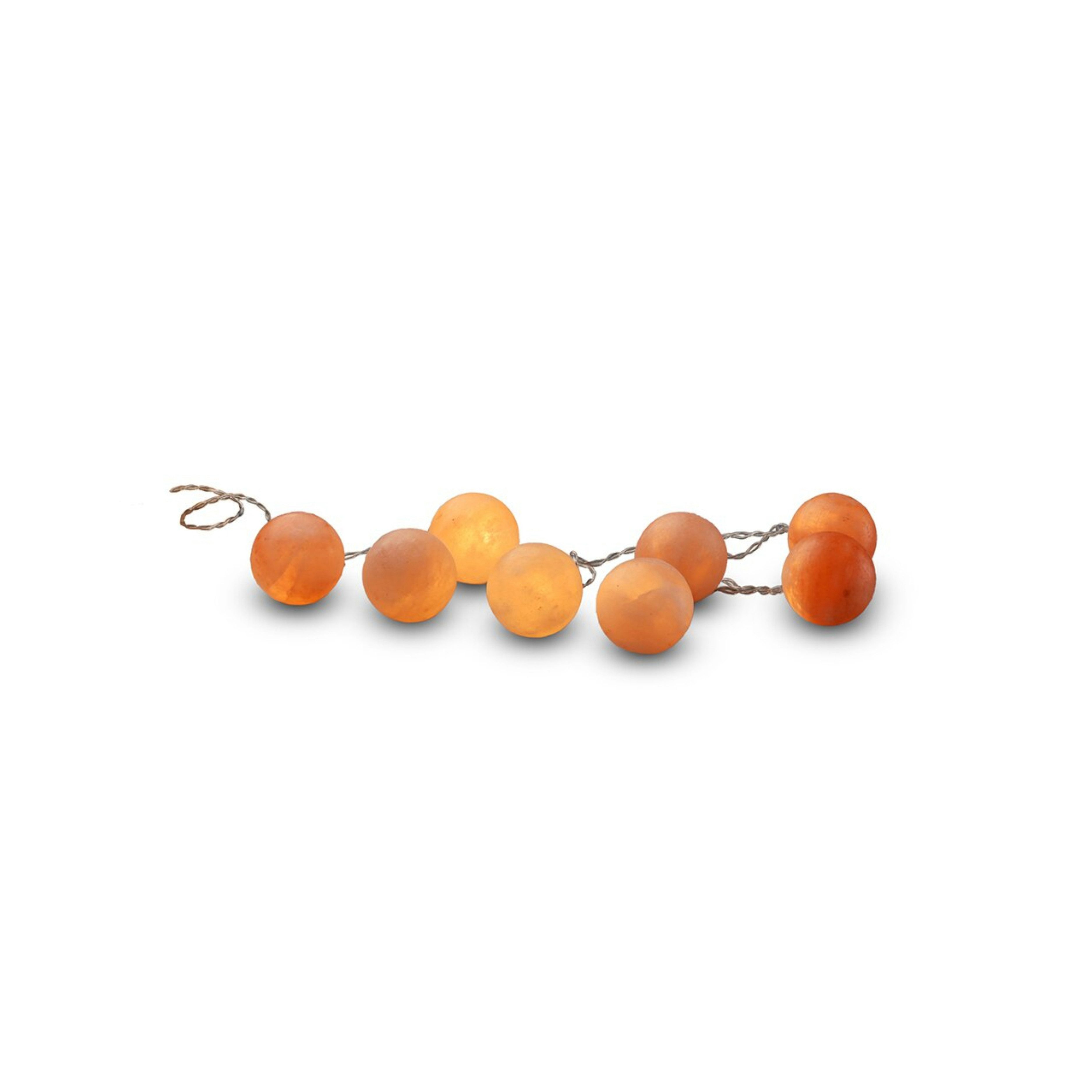 HAF LED-Lichterkette Salz LED Lichterkette Salzkristall 8 Kristalle Handarbeit Deko Licht, 8-flammig, Auswahl aus 4 verschiedenen Motiven