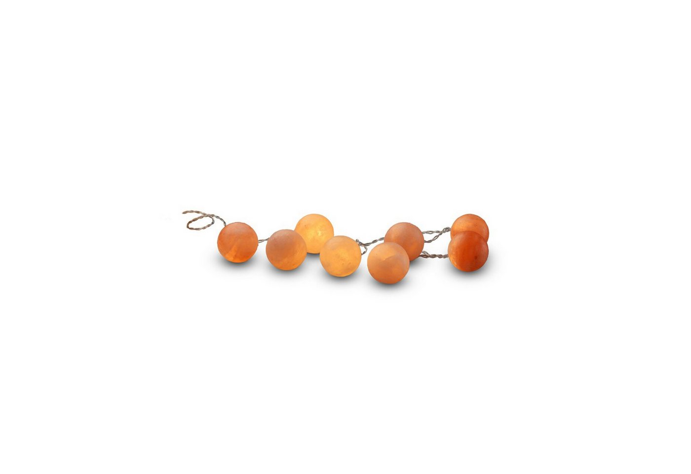 HAF LED-Lichterkette Salz LED Lichterkette Salzkristall 8 Kristalle Handarbeit Deko Licht, 8-flammig, Auswahl aus 4 verschiedenen Motiven